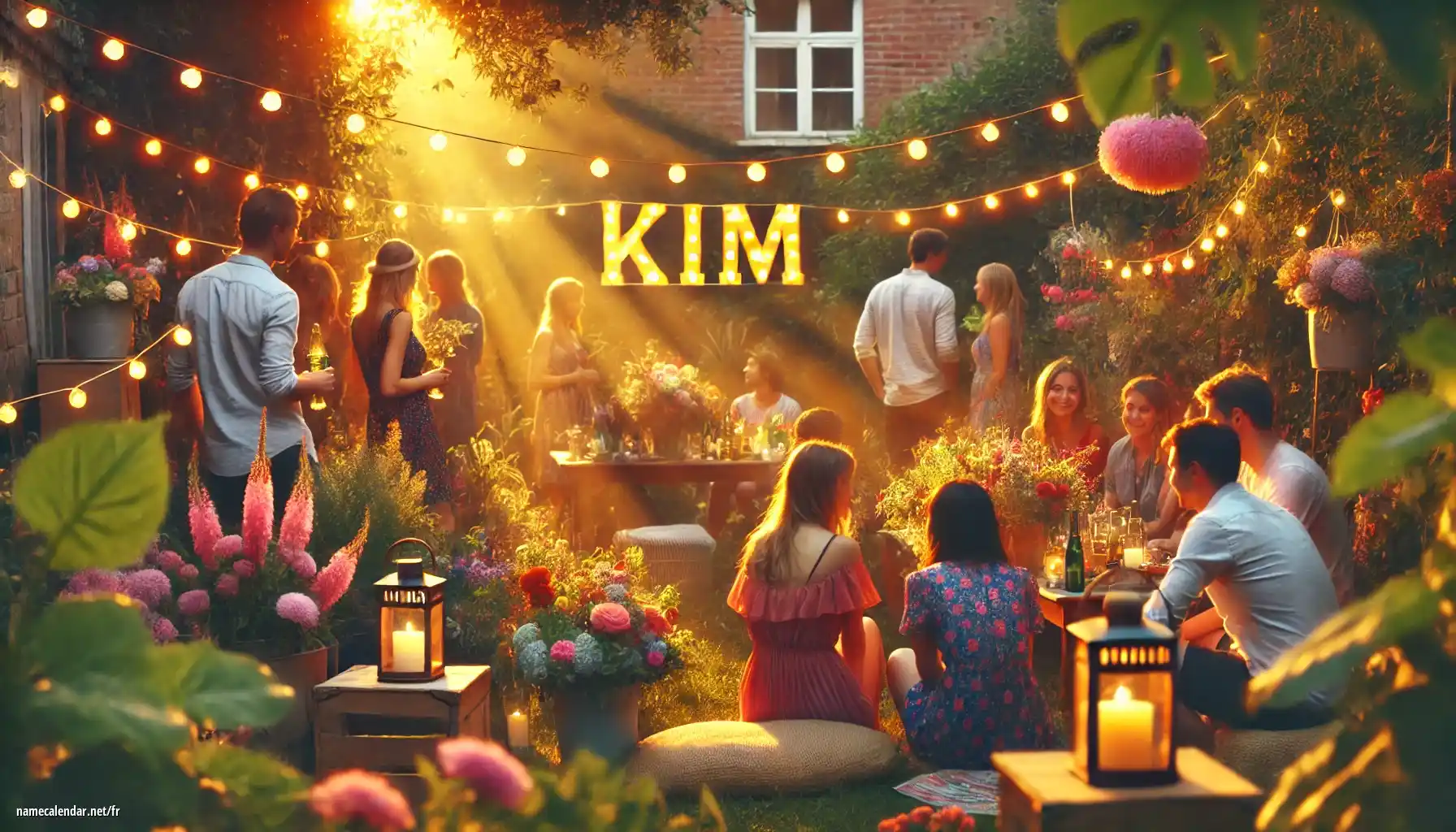 Célébration du jour du nom et du nom - Kim