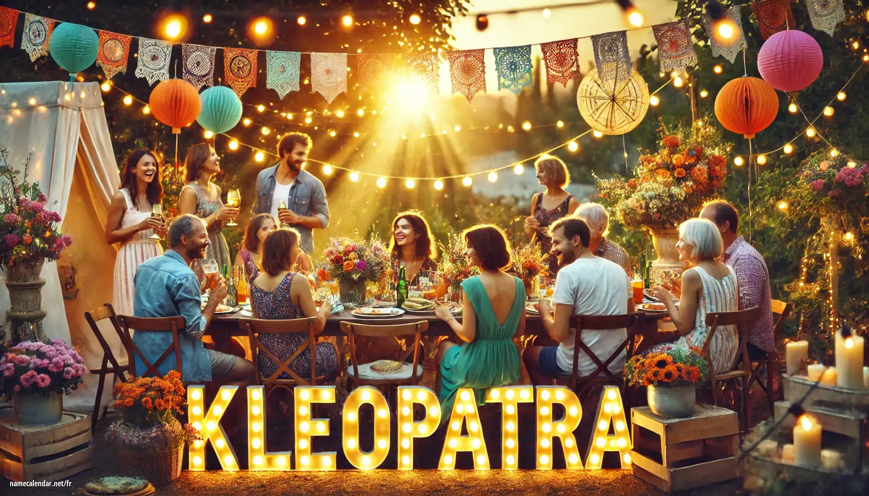 Célébration du jour du nom et du nom - Kleopatra