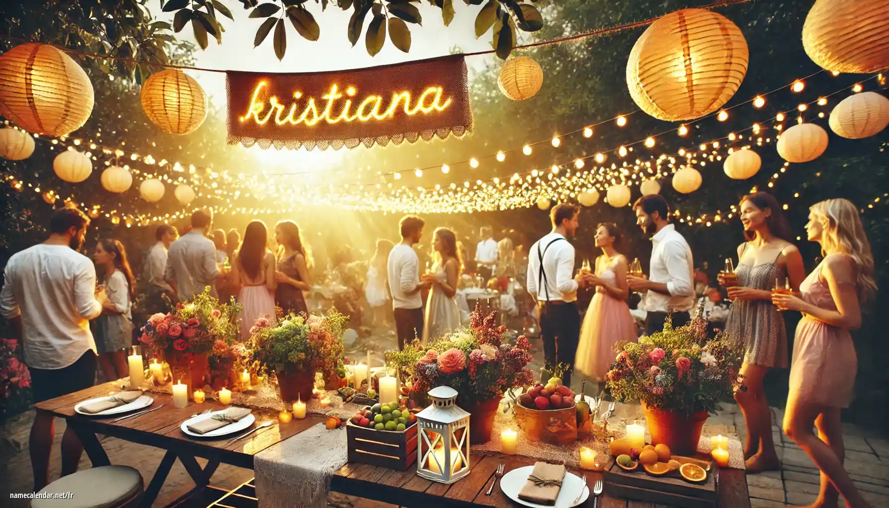 Célébration du jour du nom et du nom - Kristiana