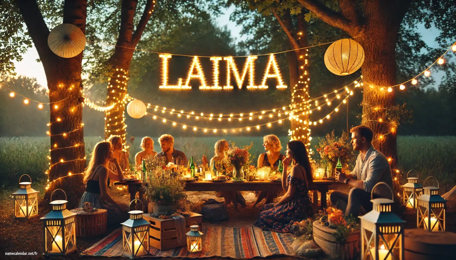 Célébration du jour du nom et du nom - Laima