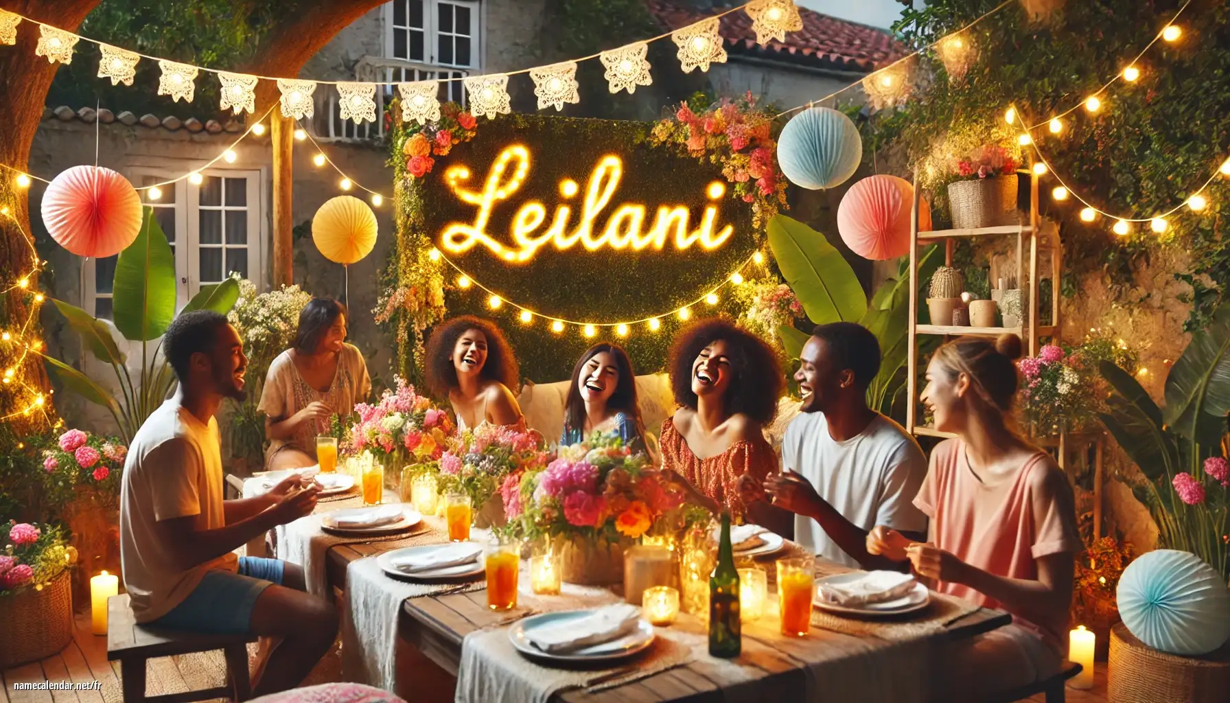 Célébration du jour du nom et du nom - Leilani