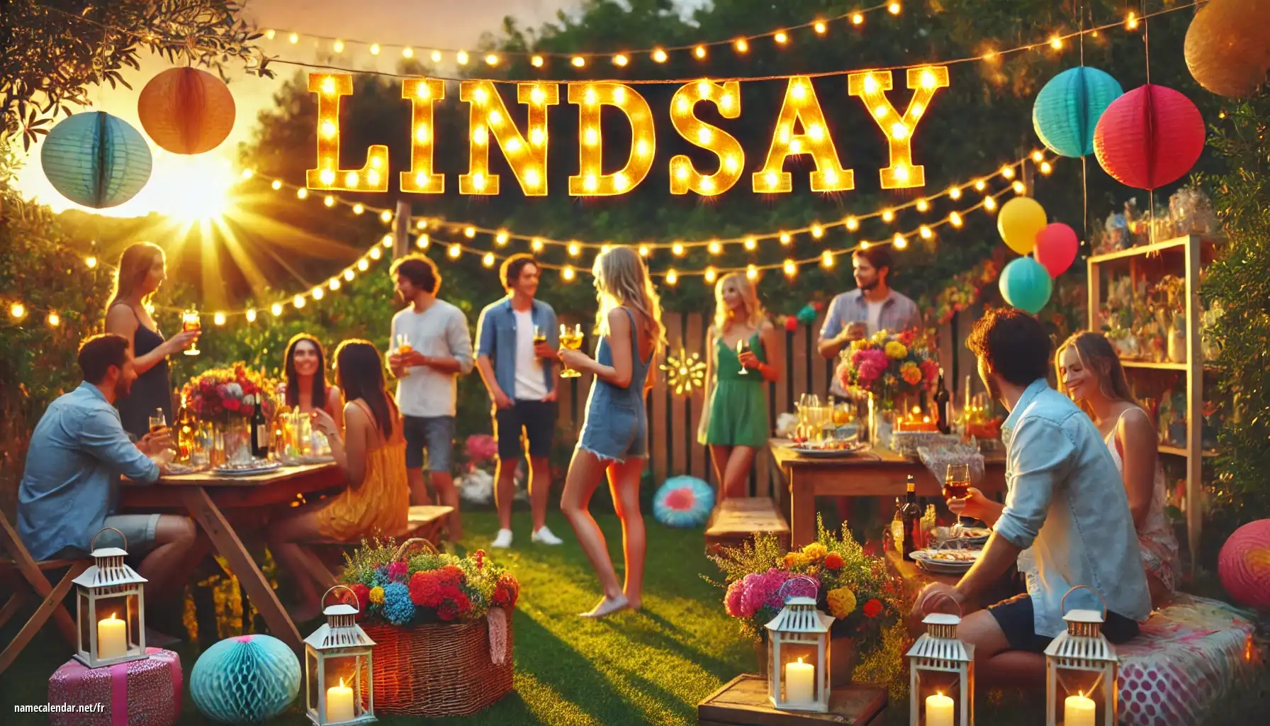 Célébration du jour du nom et du nom - Lindsay