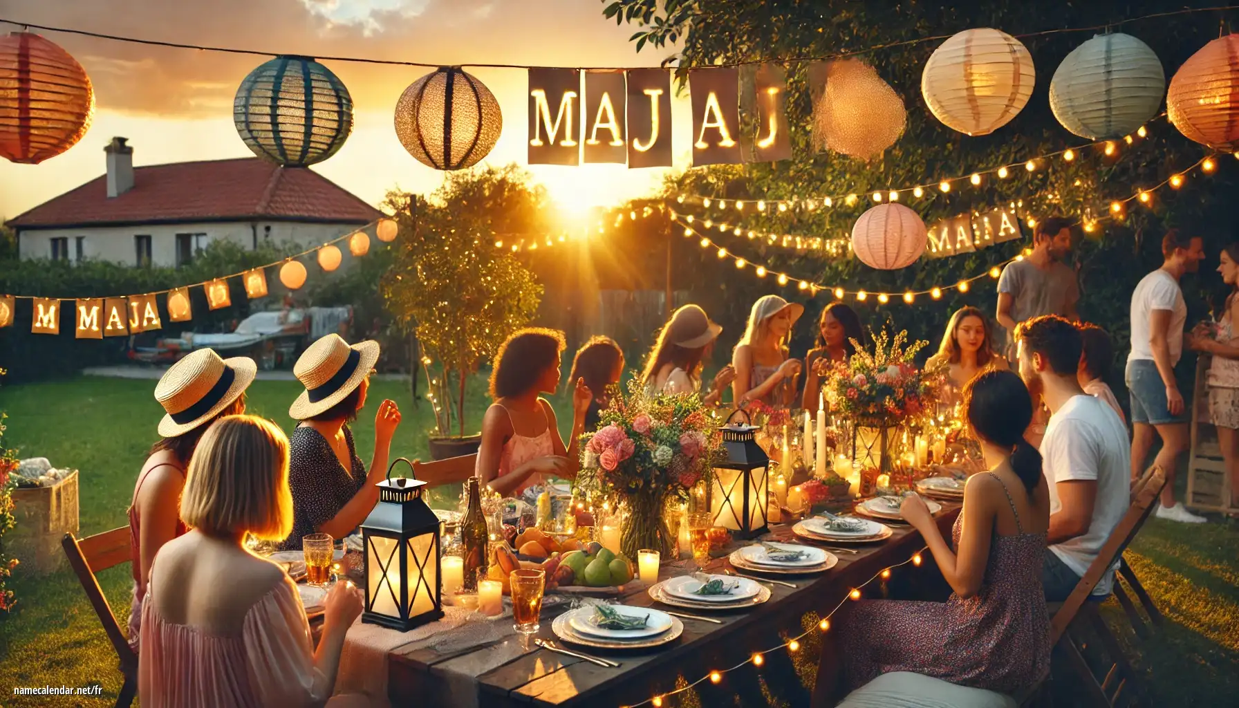 Célébration du jour du nom et du nom - Maja