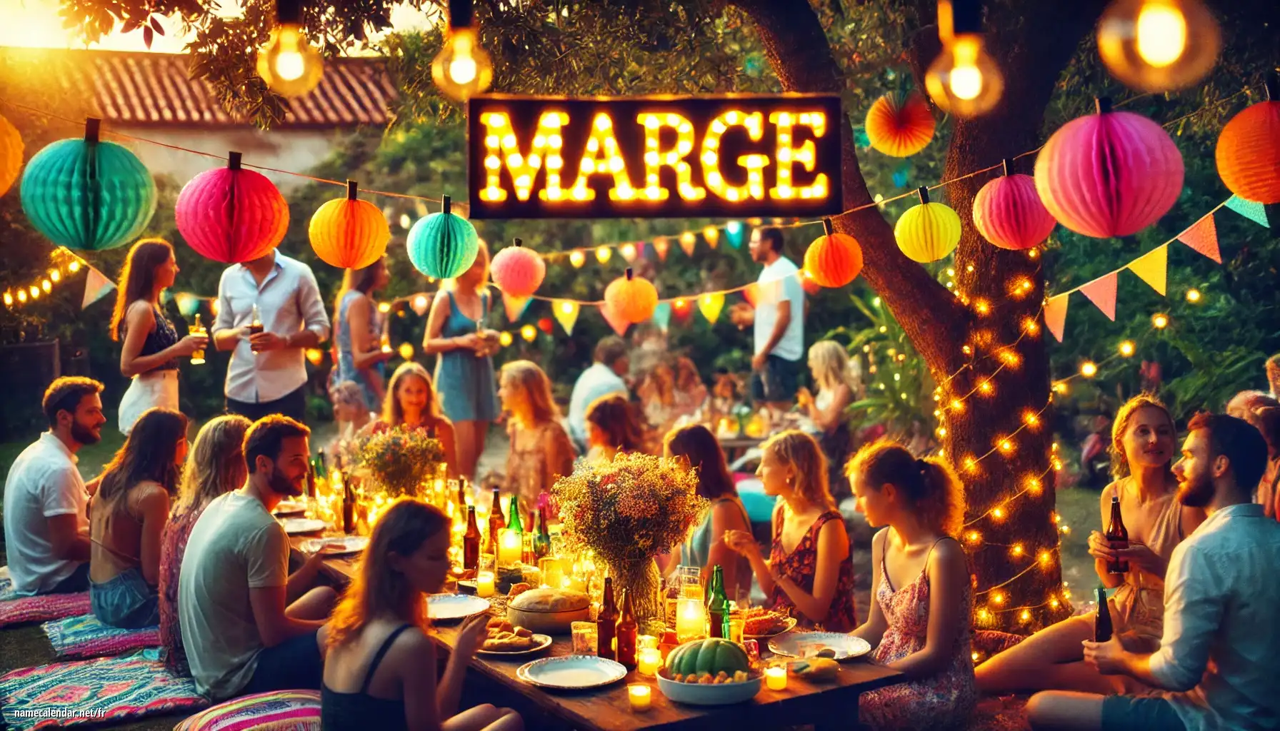 Célébration du jour du nom et du nom - Marge