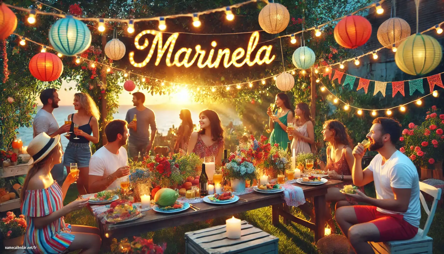 Célébration du jour du nom et du nom - Marinela