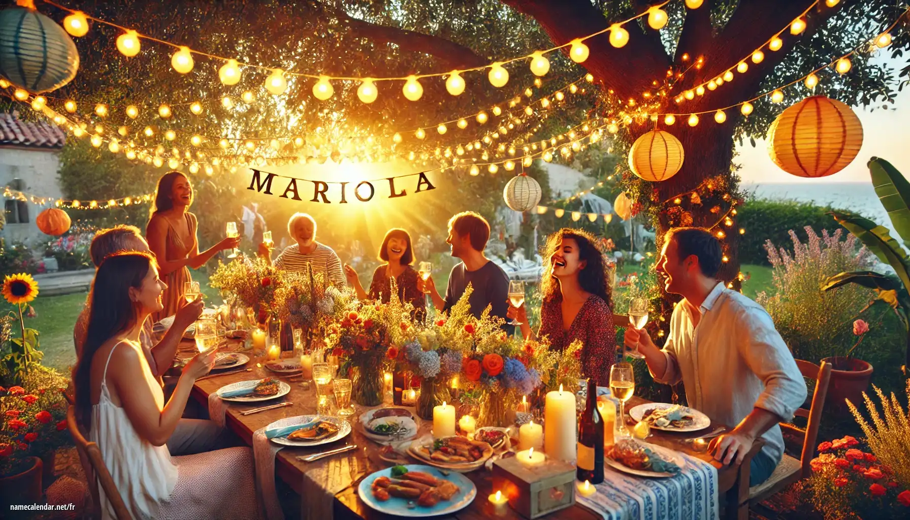 Célébration du jour du nom et du nom - Mariola