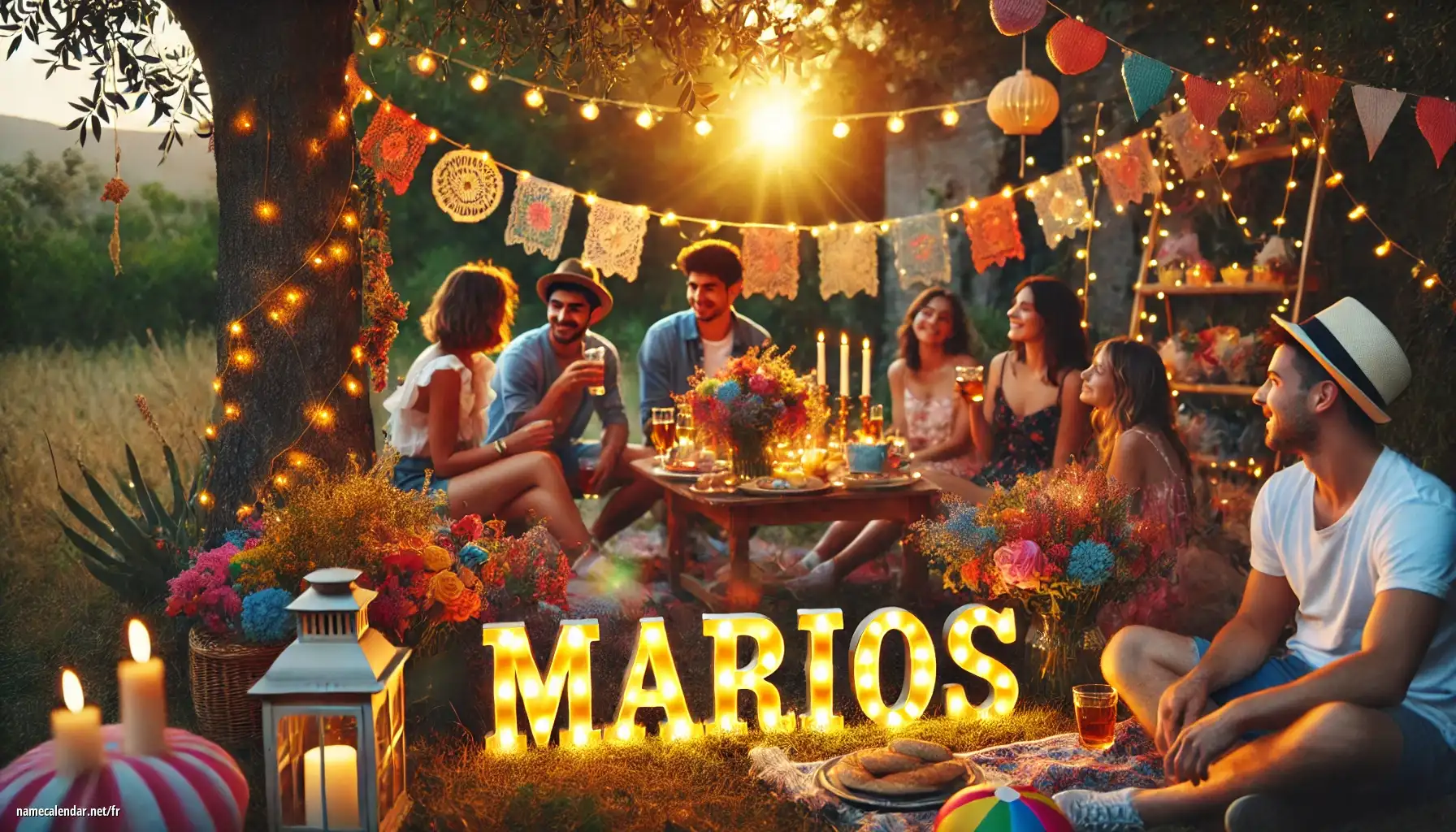 Célébration du jour du nom et du nom - Marios