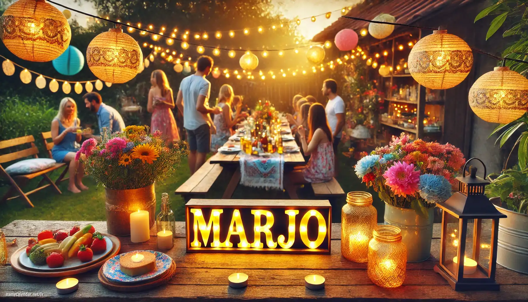 Célébration du jour du nom et du nom - Marjo