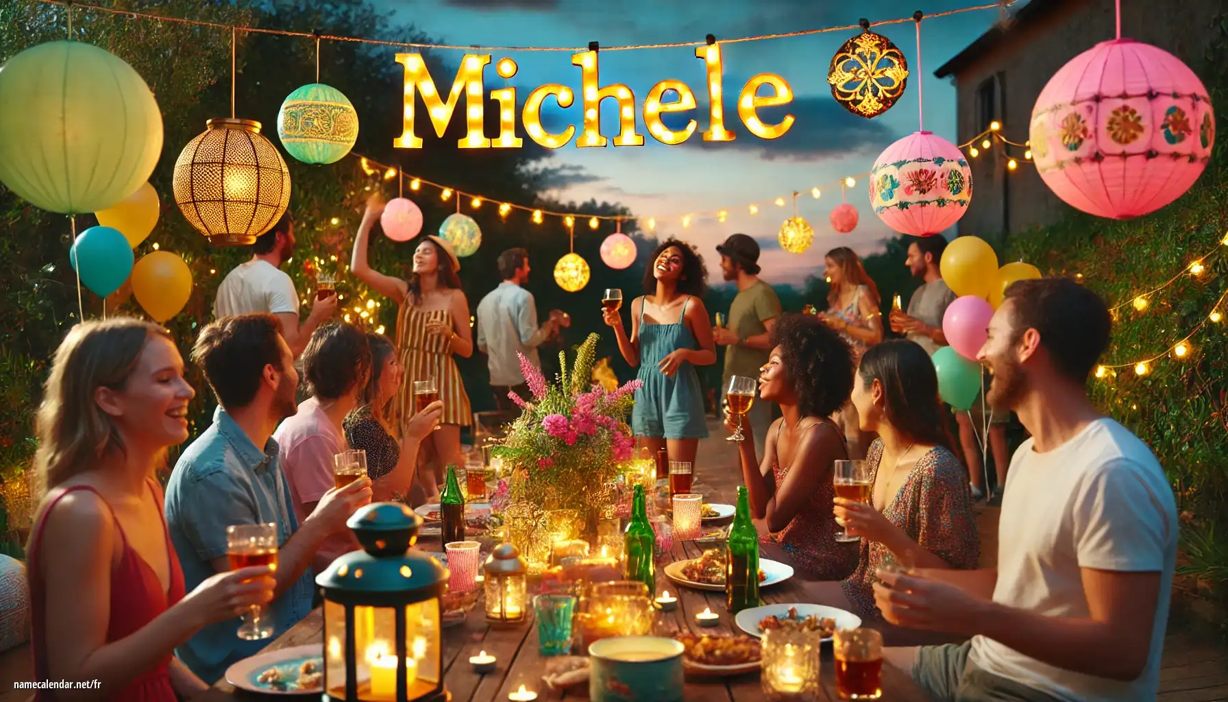 Célébration du jour du nom et du nom - Michele