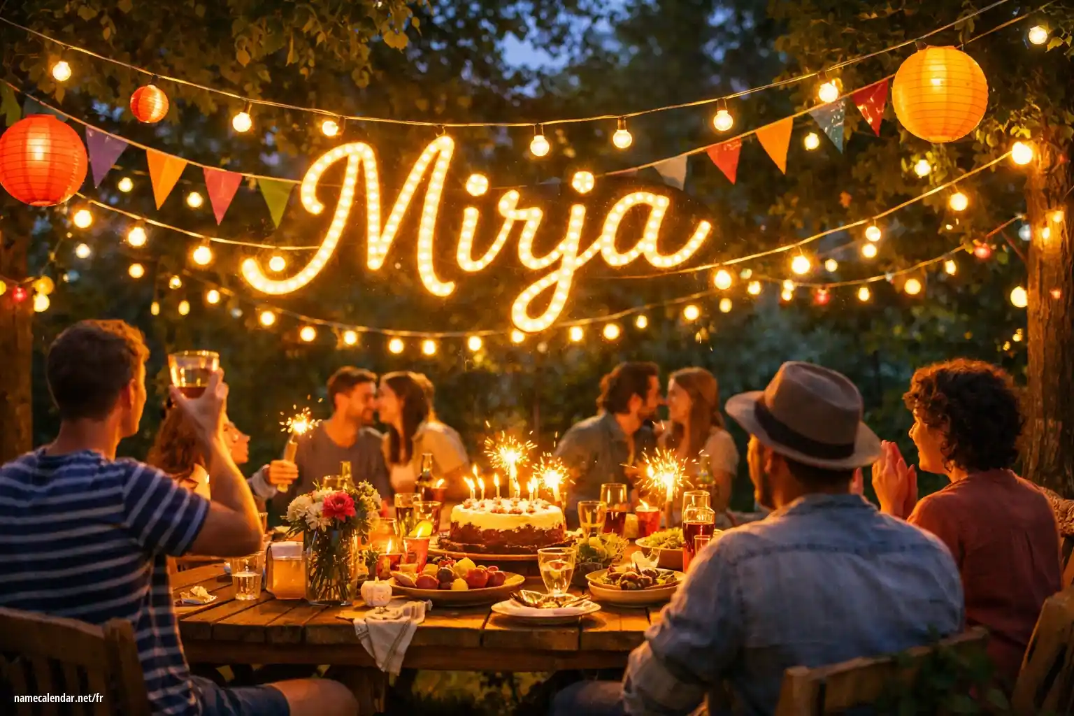 Célébration du jour du nom et du nom - Mirja