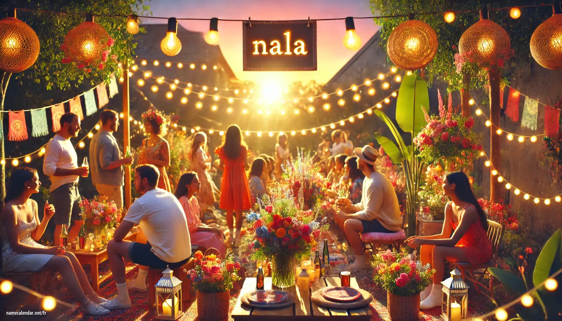 Célébration du jour du nom et du nom - Nala