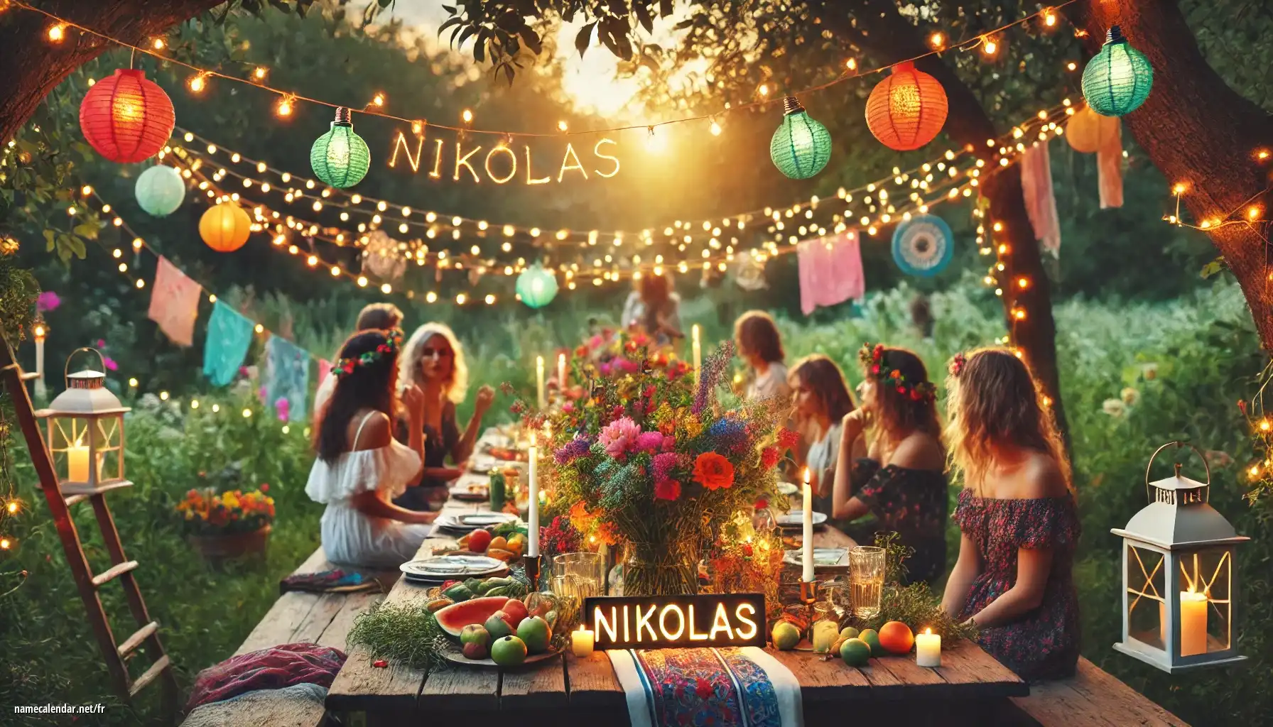 Célébration du jour du nom et du nom - Nikolas