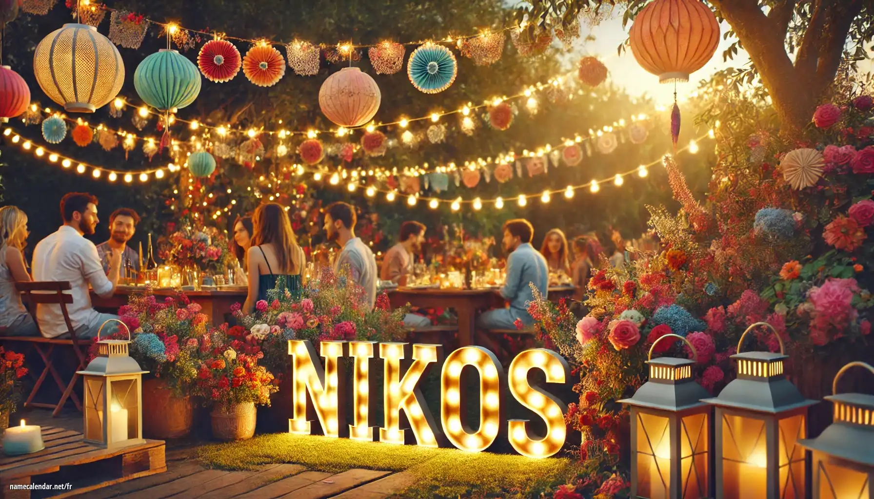 Célébration du jour du nom et du nom - Nikos