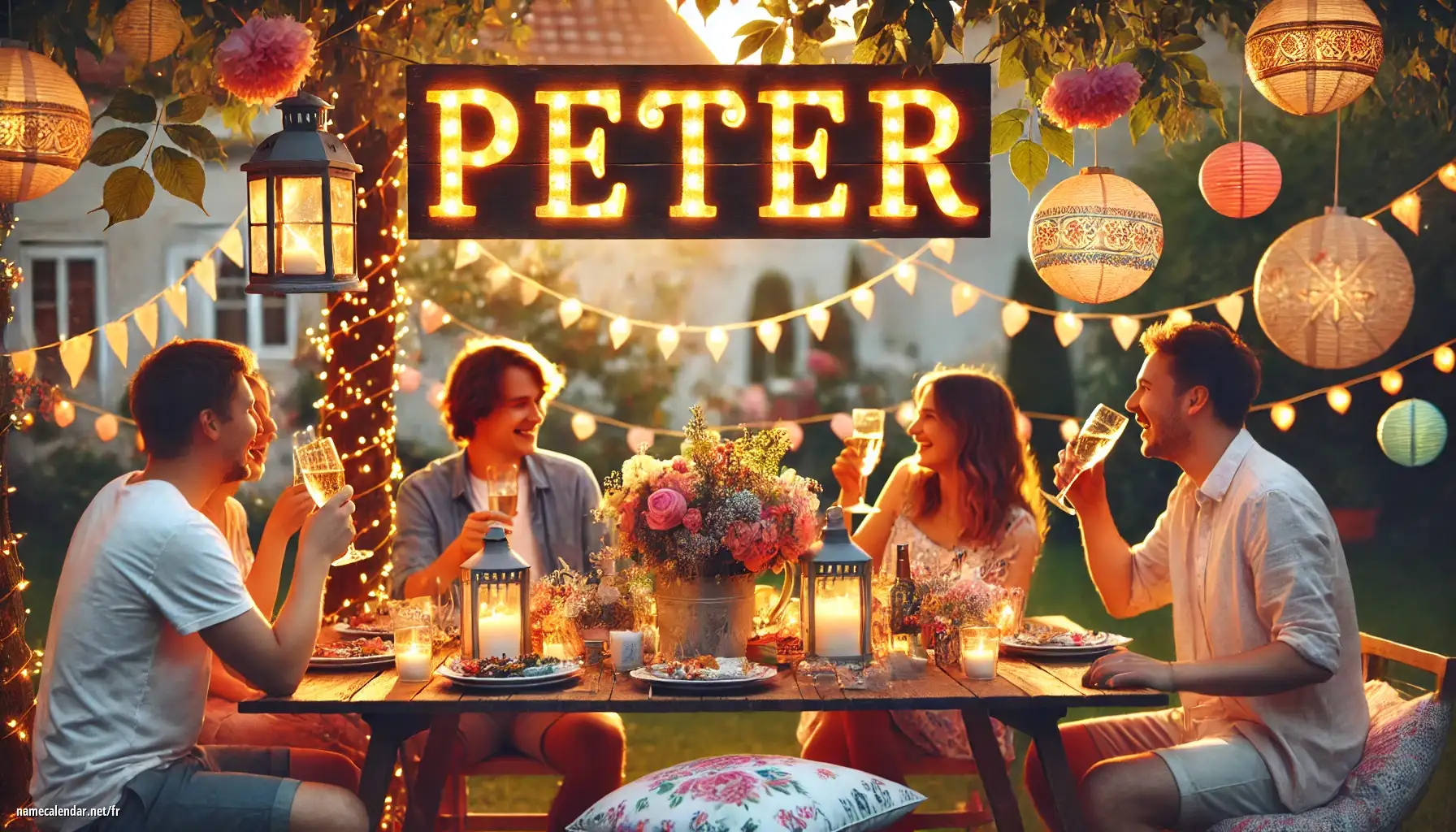 Célébration du jour du nom et du nom - Péter