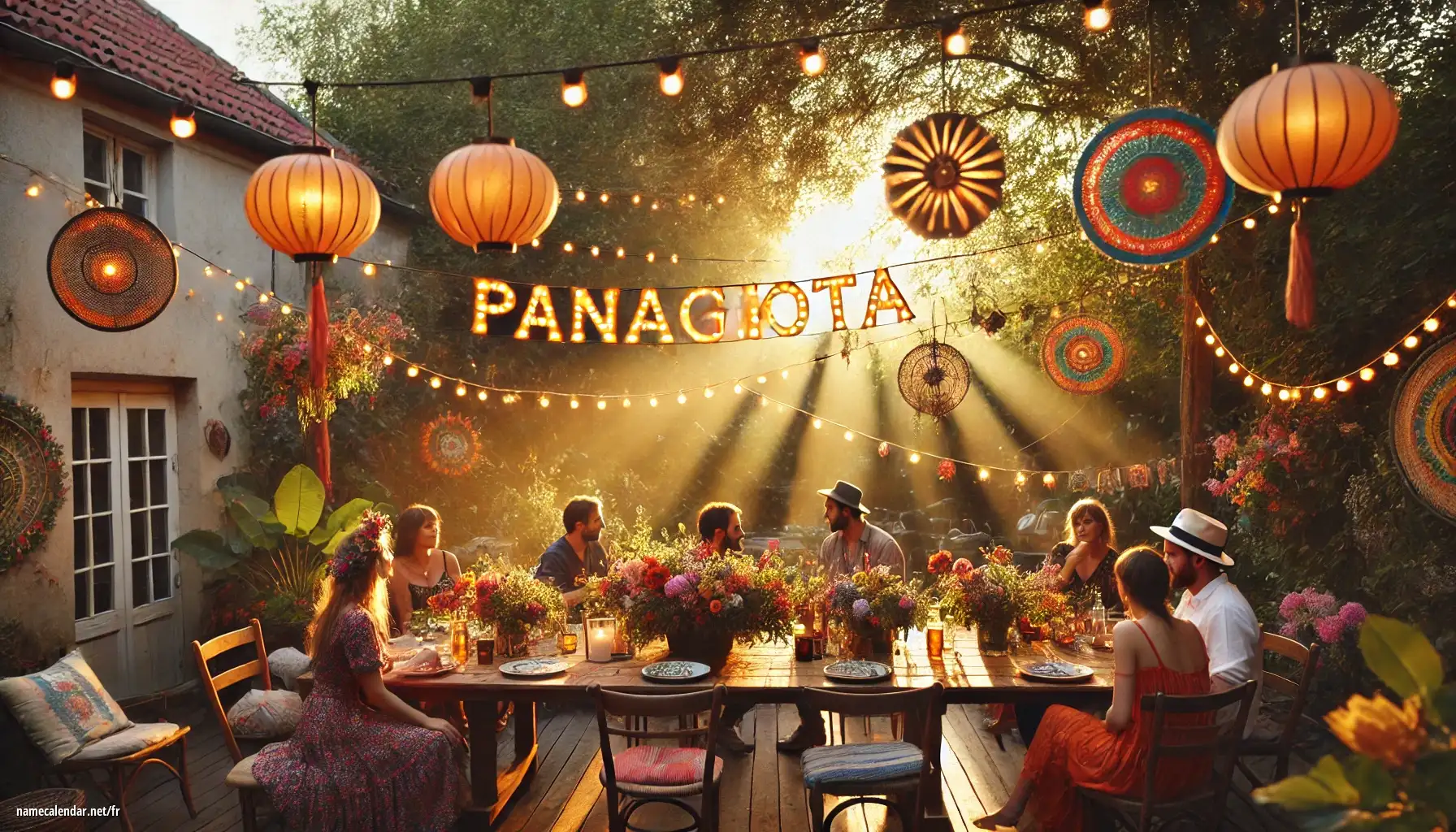 Célébration du jour du nom et du nom - Panagiota