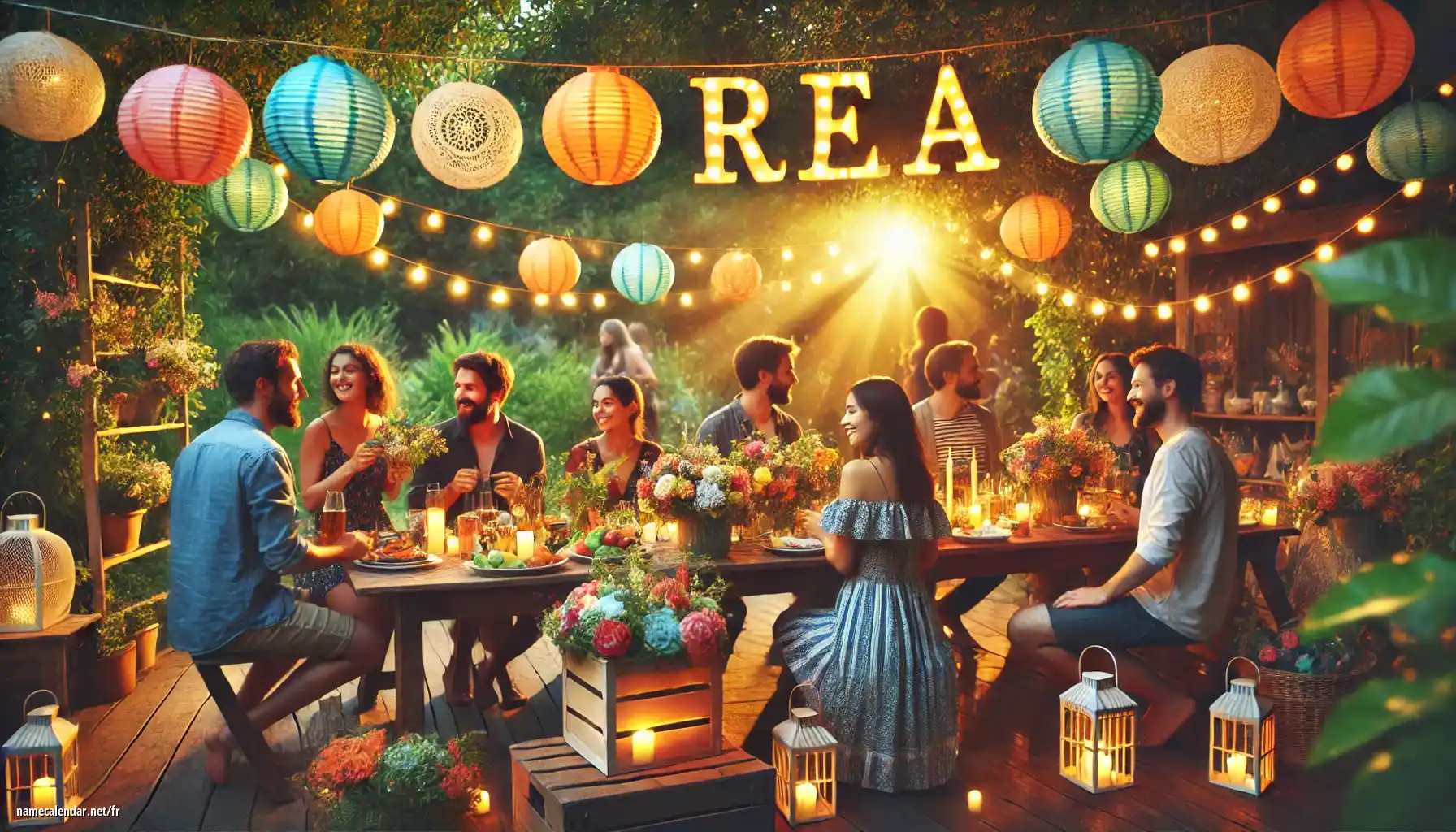 Célébration du jour du nom et du nom - Rea