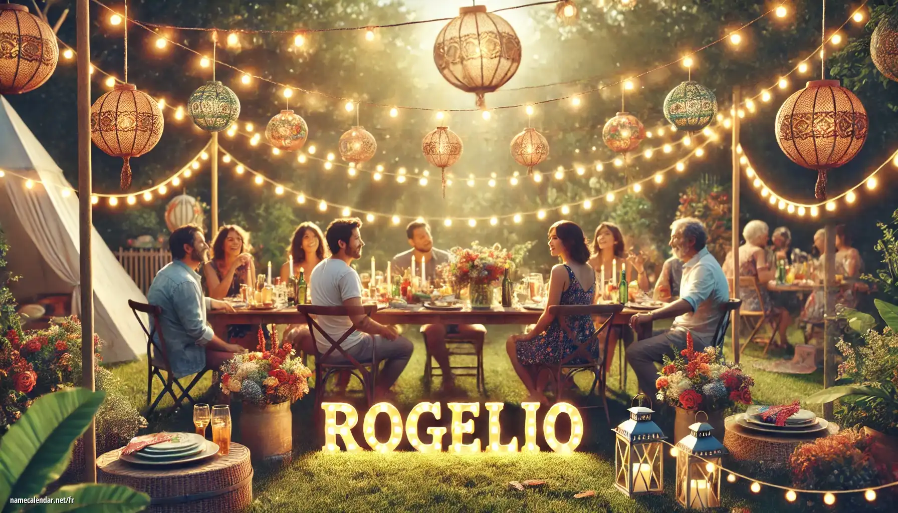 Célébration du jour du nom et du nom - Rogelio