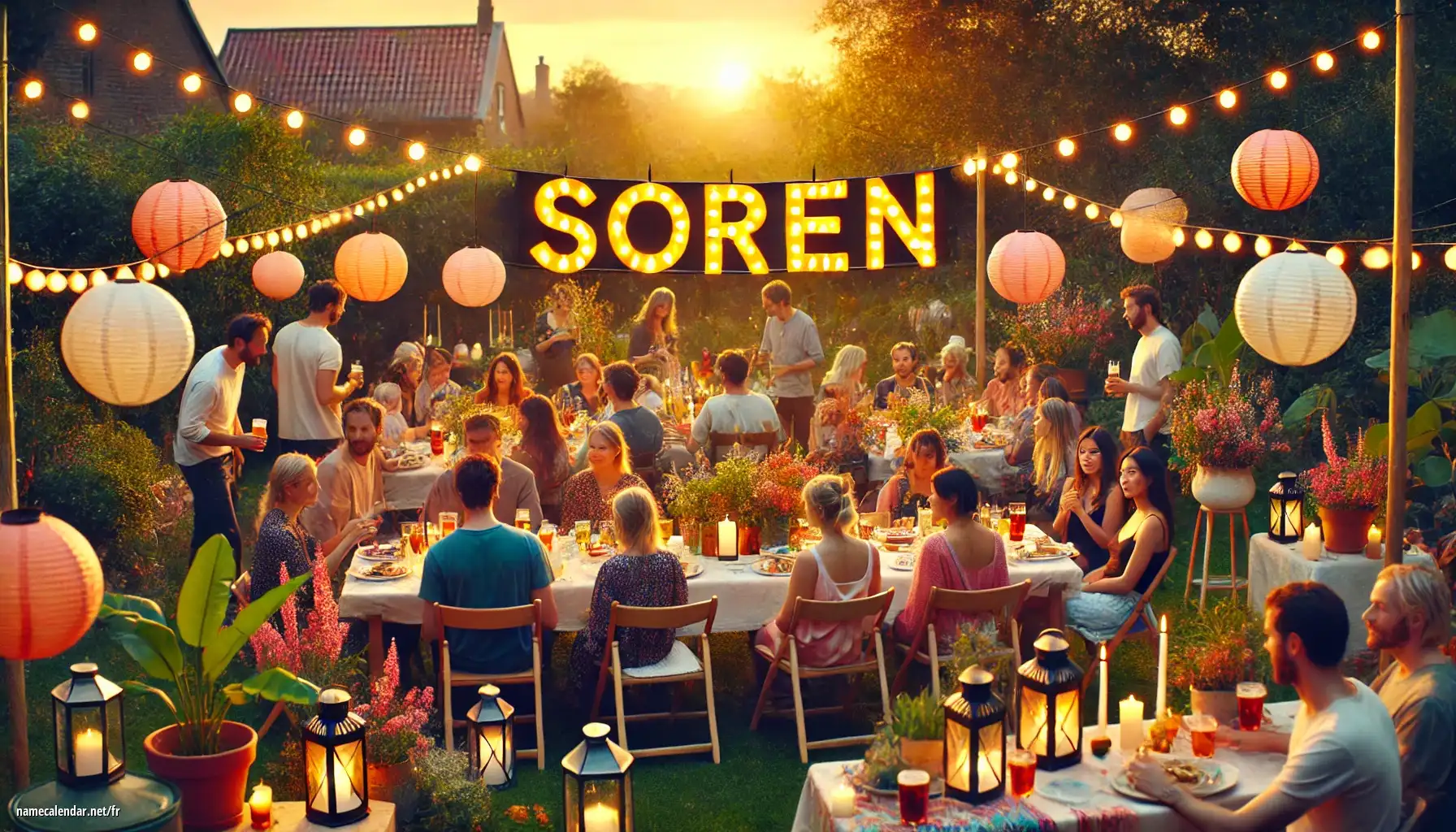 Célébration du jour du nom et du nom - Soren