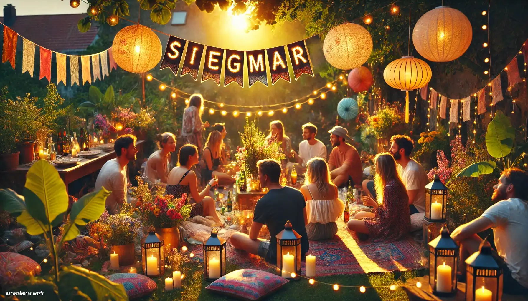 Célébration du jour du nom et du nom - Siegmar