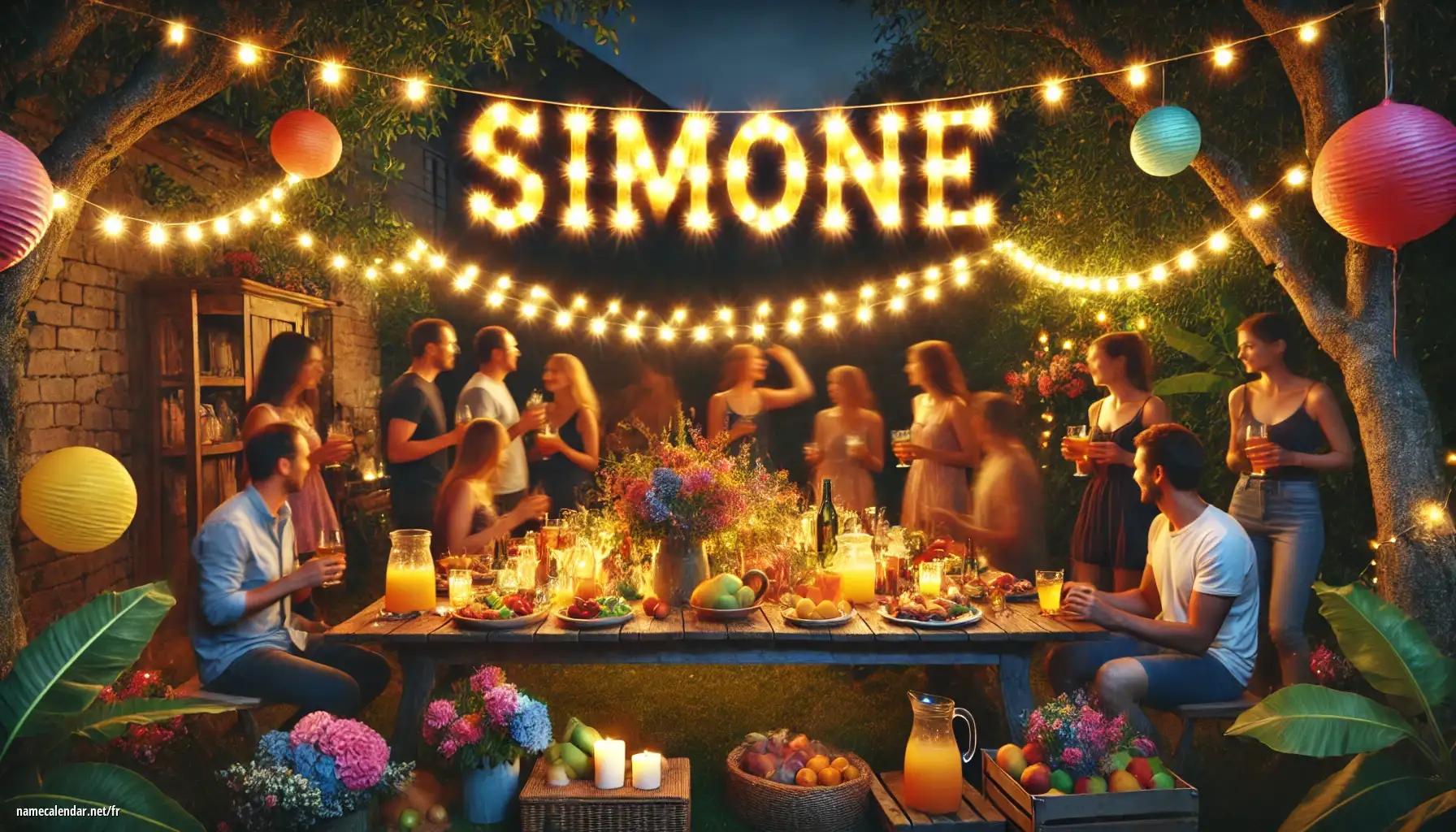 Célébration du jour du nom et du nom - Simone