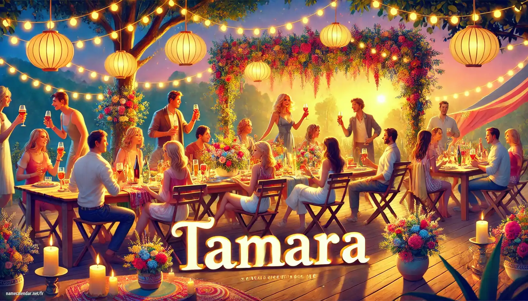 Célébration du jour du nom et du nom - Tamara