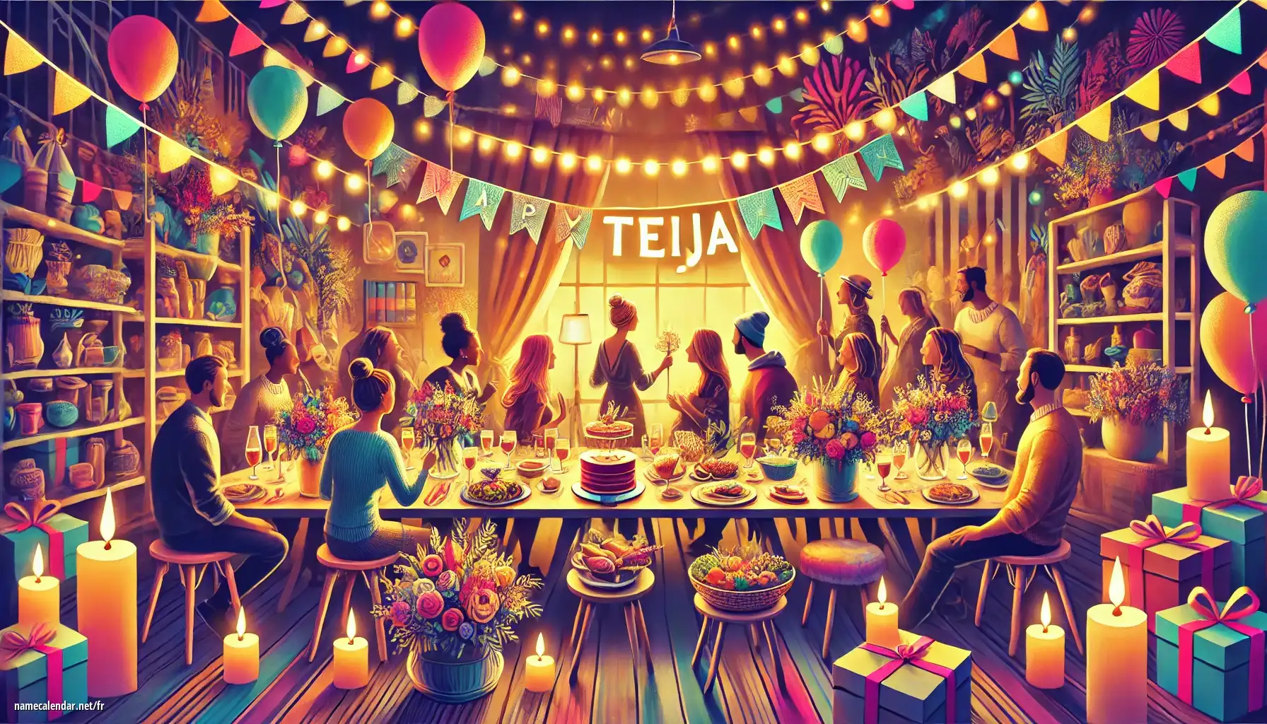 Célébration du jour du nom et du nom - Teija