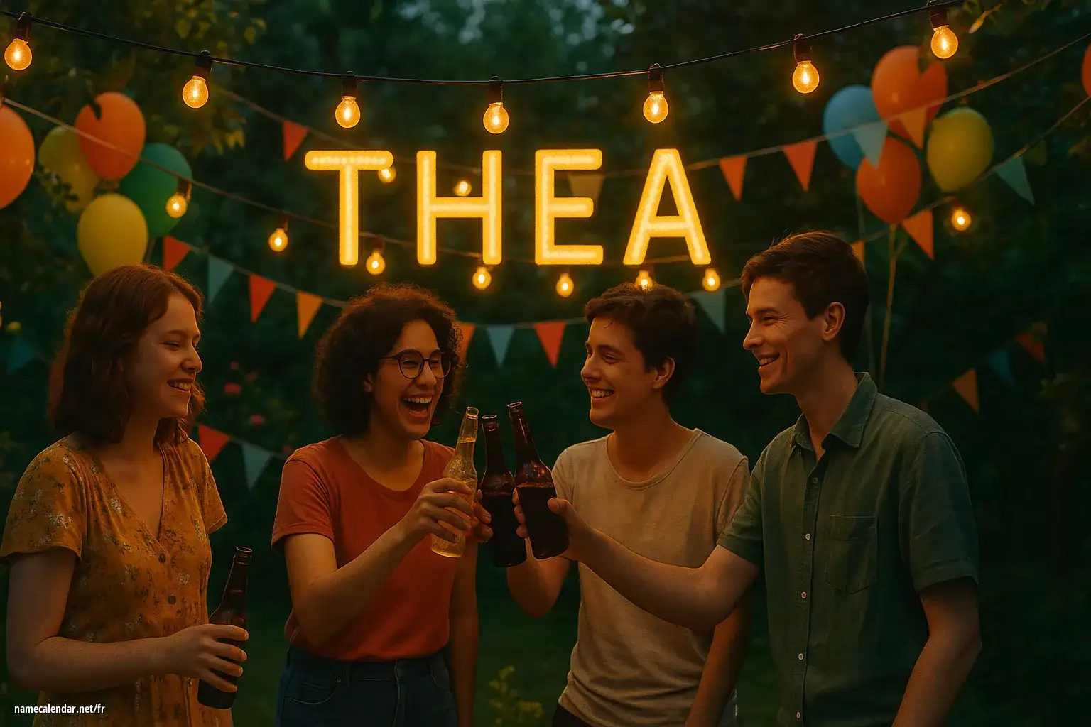 Célébration du jour du nom et du nom - Thea