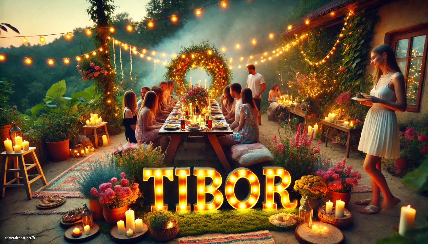 Célébration du jour du nom et du nom - Tibor
