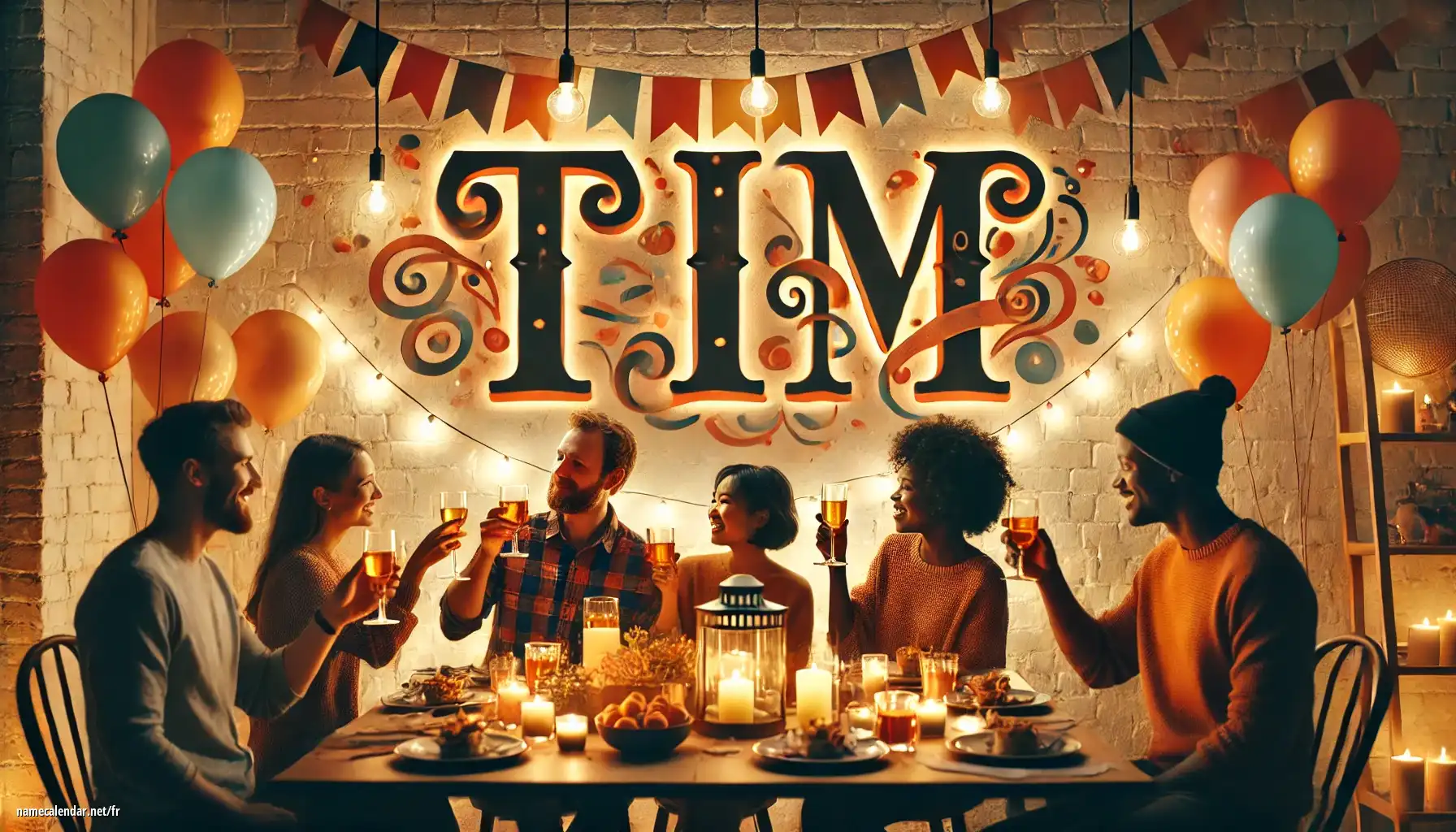 Célébration du jour du nom et du nom - Tim