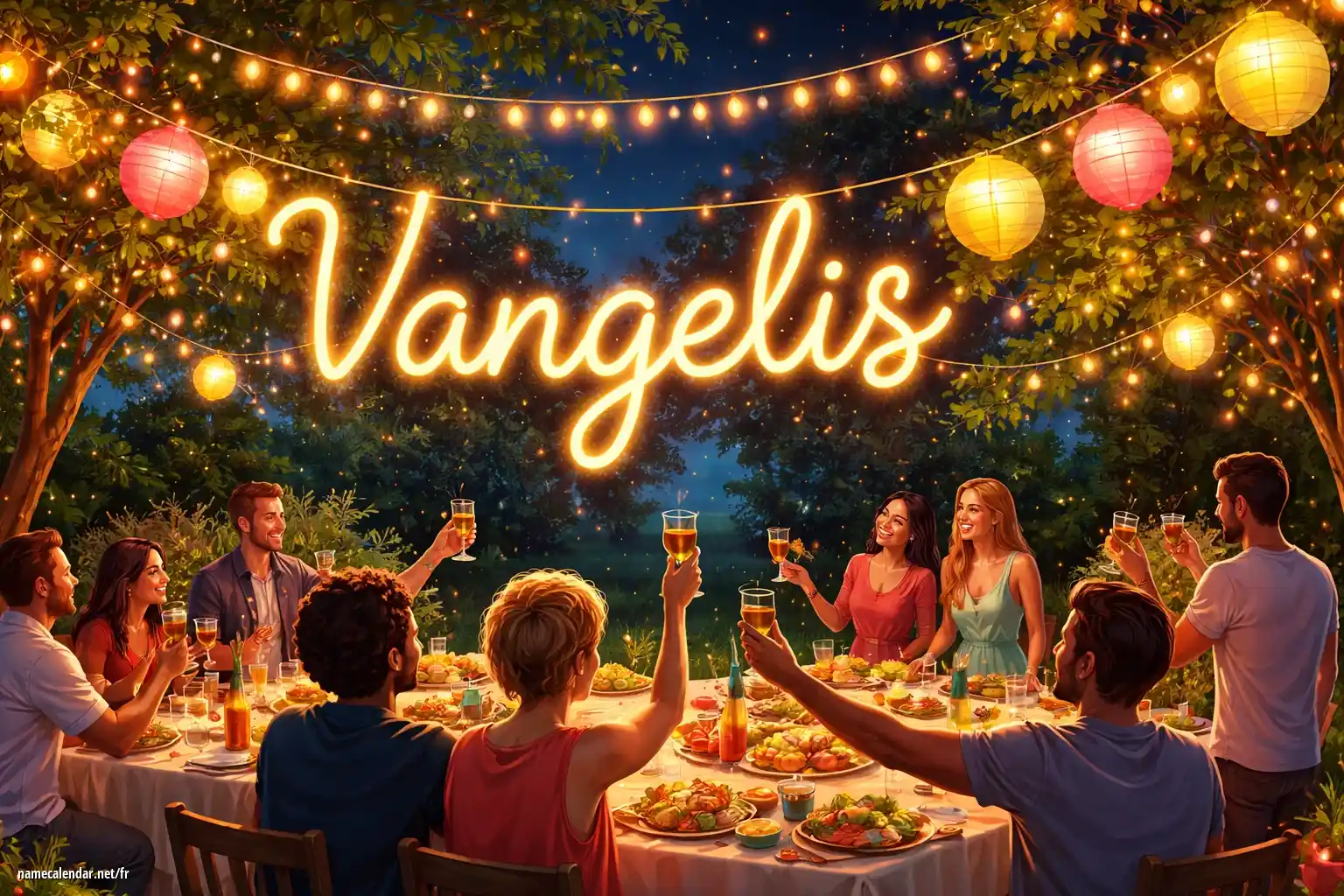 Célébration du jour du nom et du nom - Vangelis