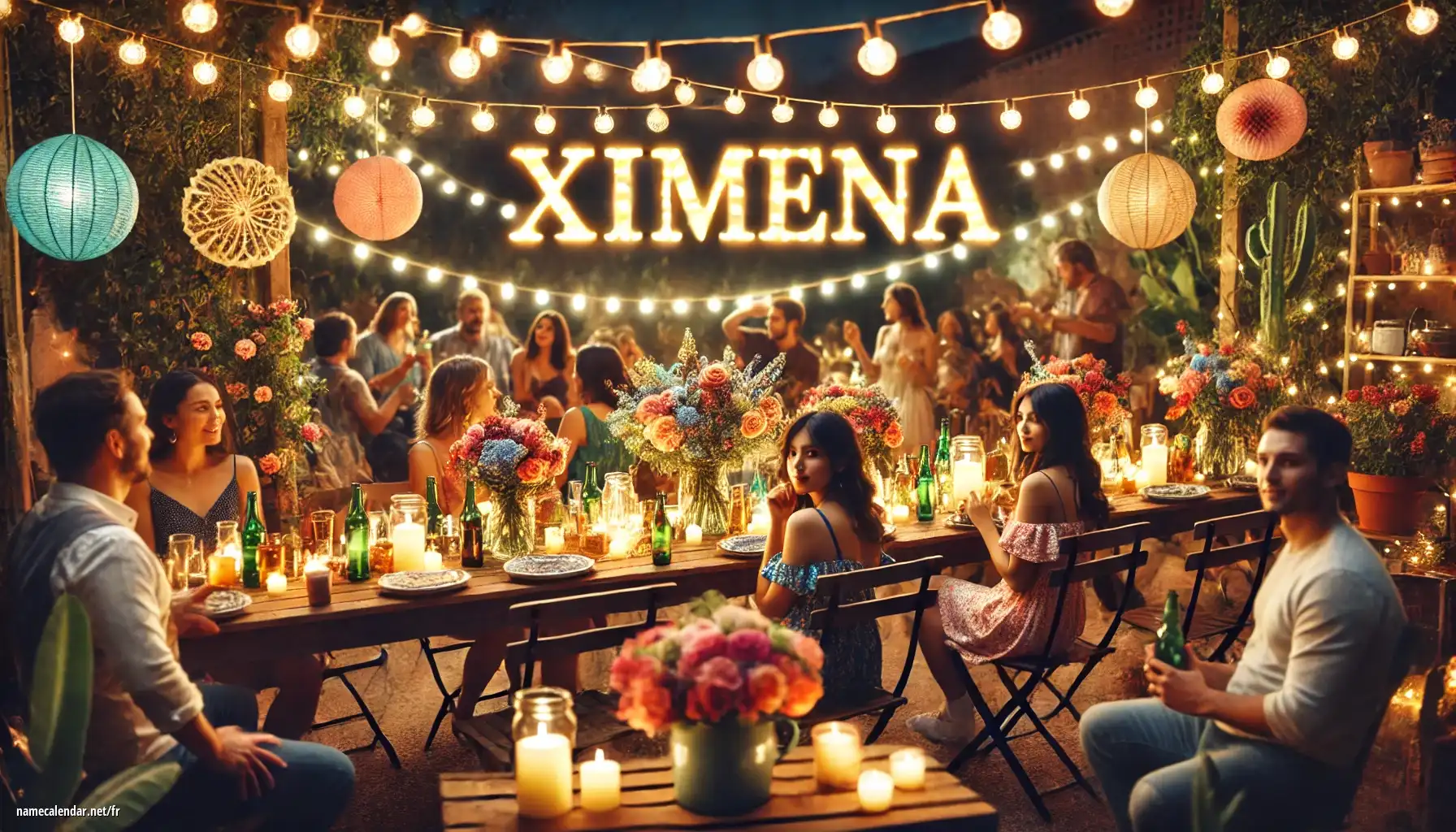 Célébration du jour du nom et du nom - Ximena