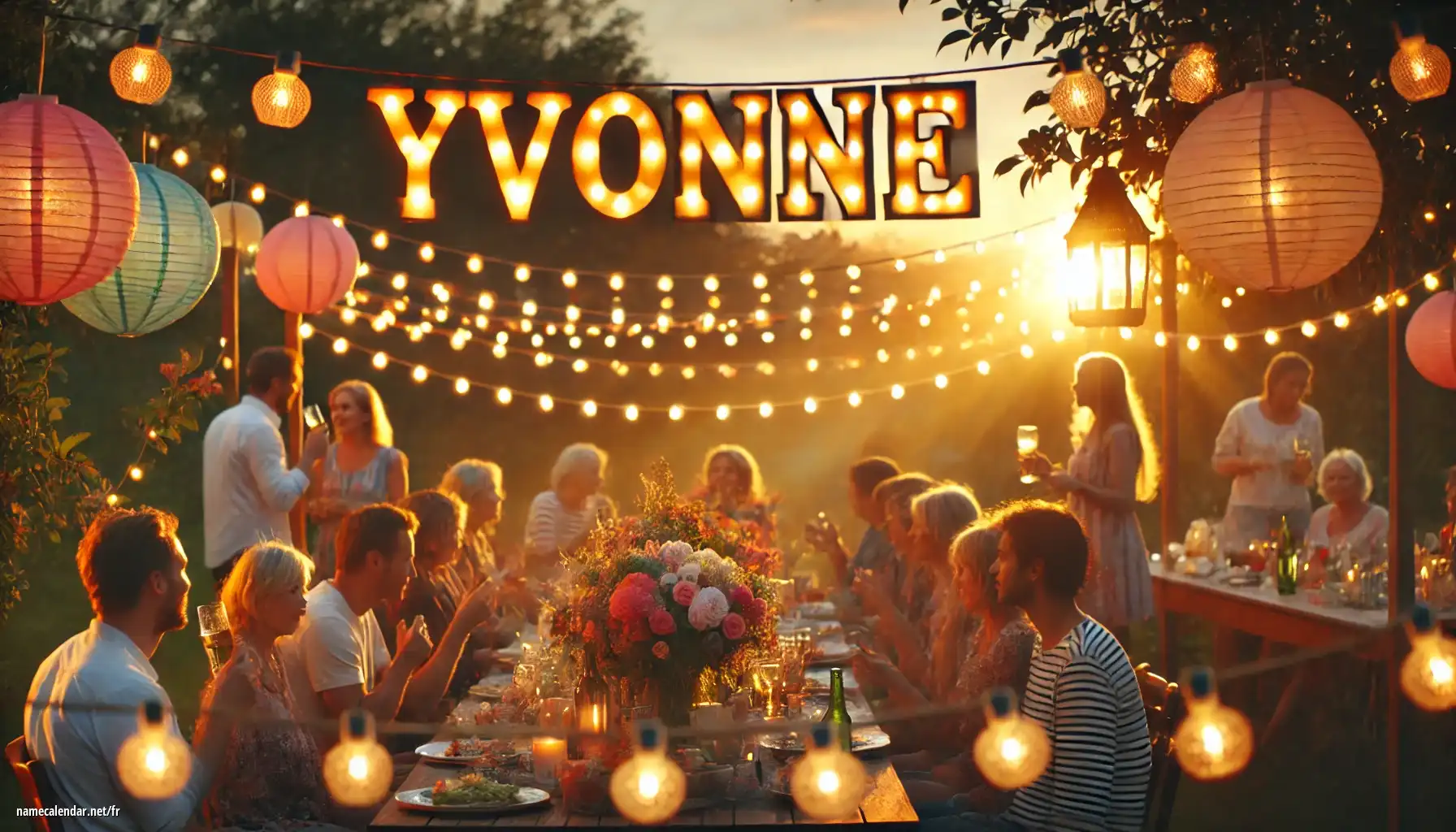 Célébration du jour du nom et du nom - Yvonne