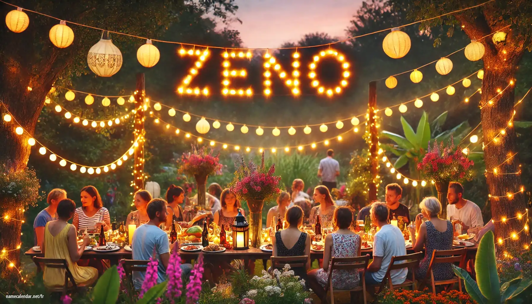 Célébration du jour du nom et du nom - Zénó