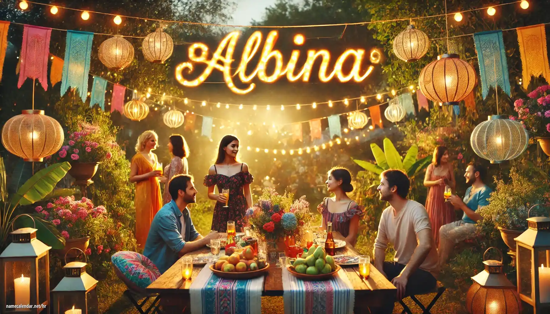 Proslava imendana i imendana - Albína