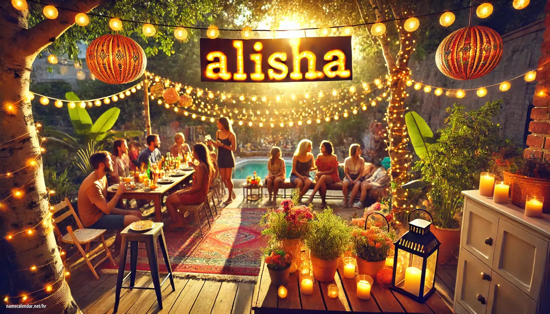 Proslava imendana i imendana - Alisha