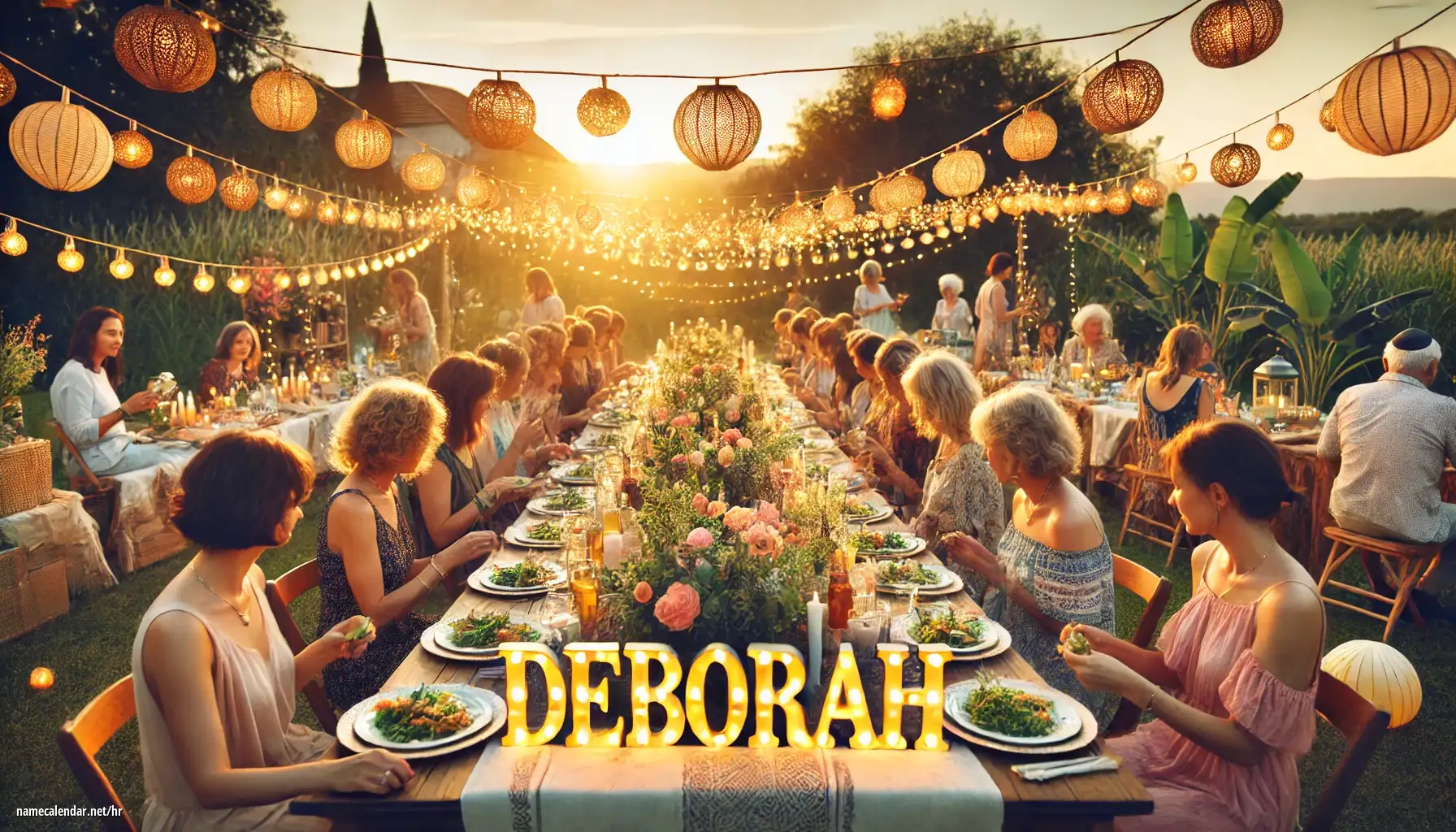 Proslava imendana i imendana - Déborah