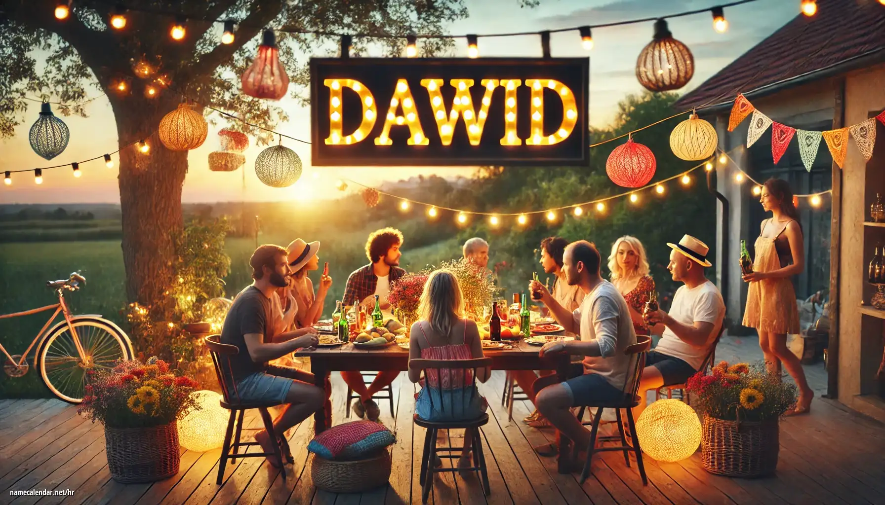 Proslava imendana i imendana - Dawid