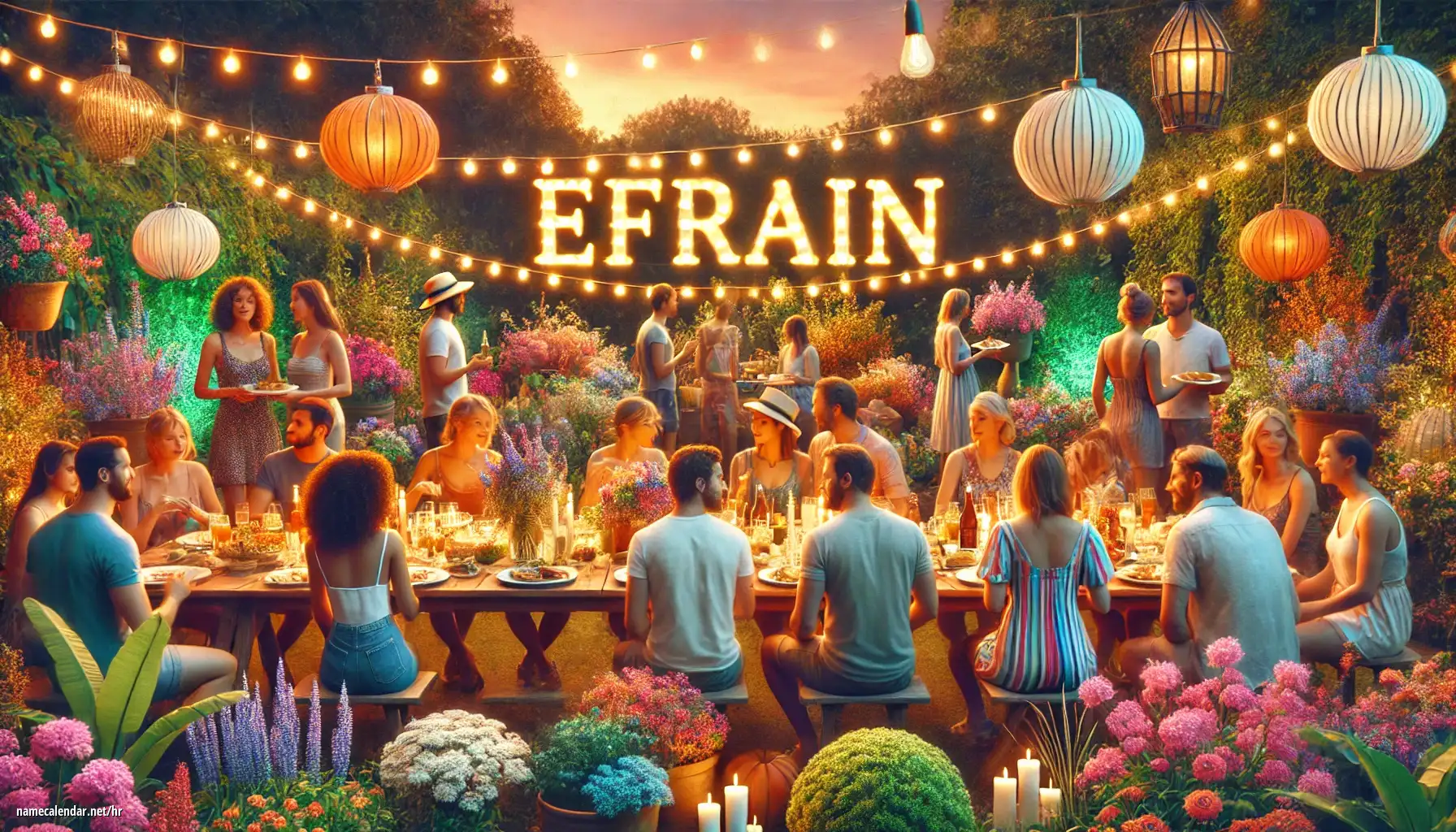 Proslava imendana i imendana - Efrain