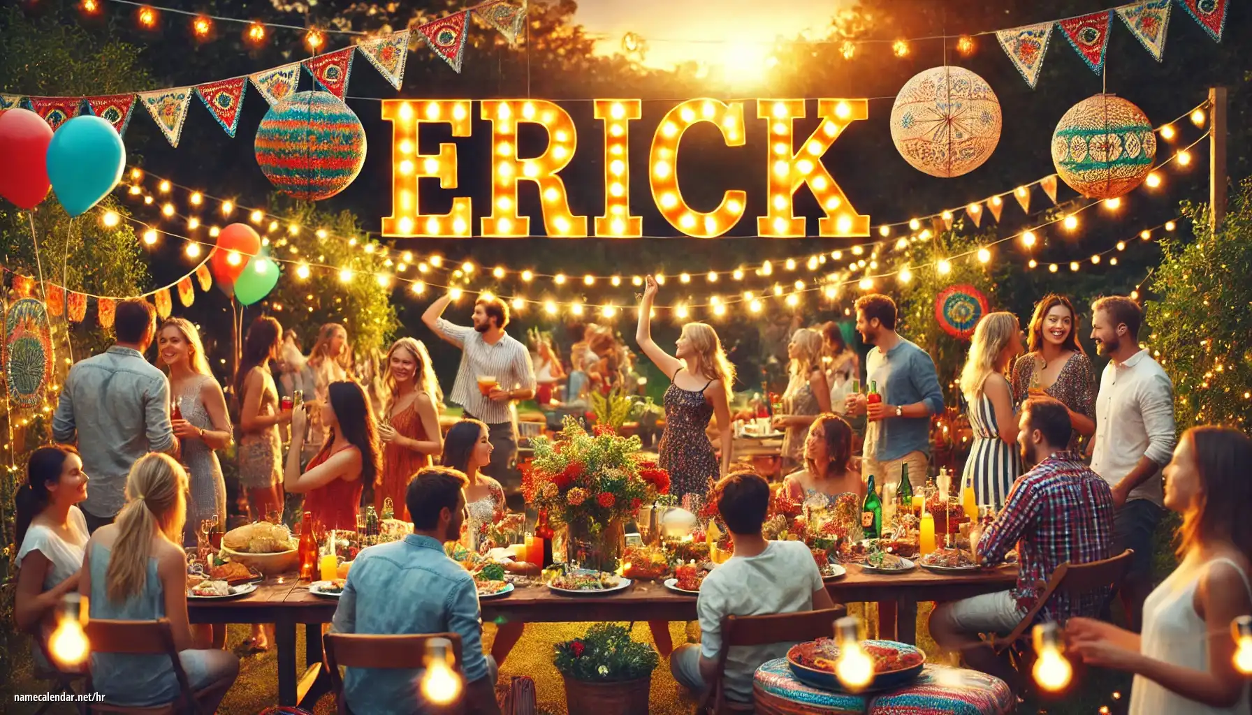 Proslava imendana i imendana - Erick