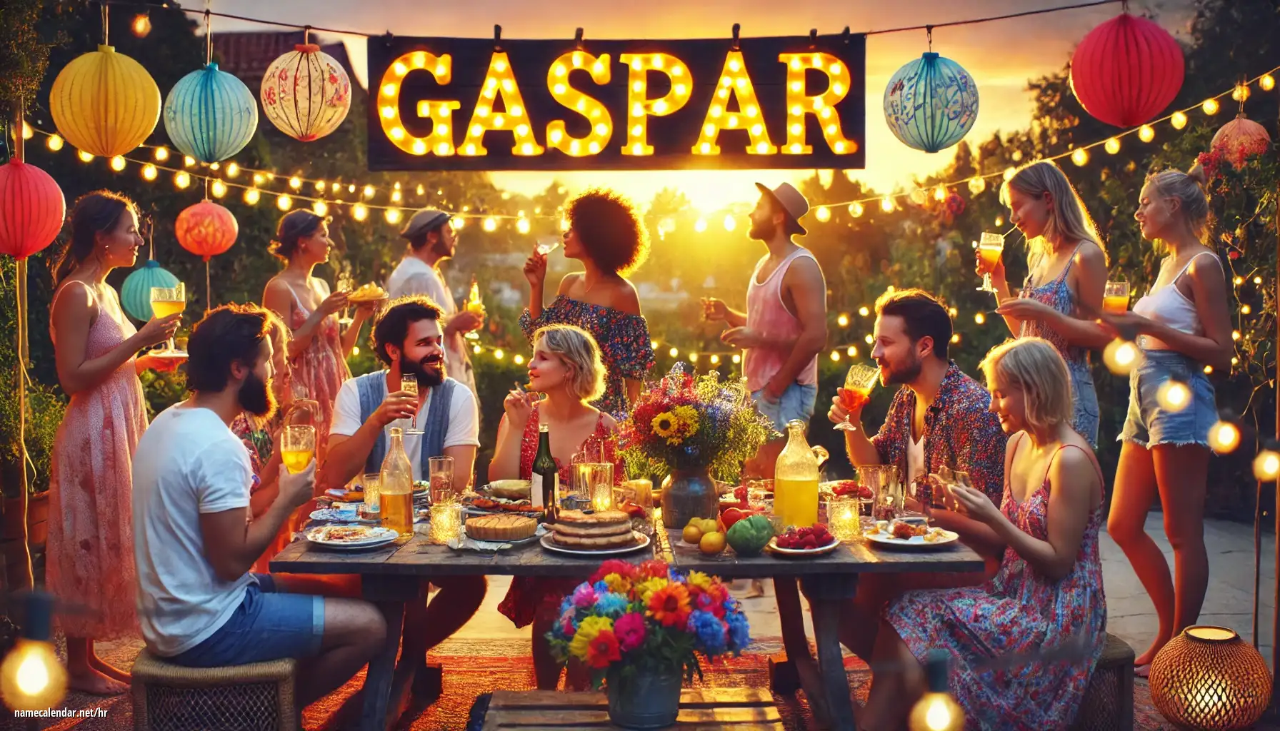 Proslava imendana i imendana - Gáspár