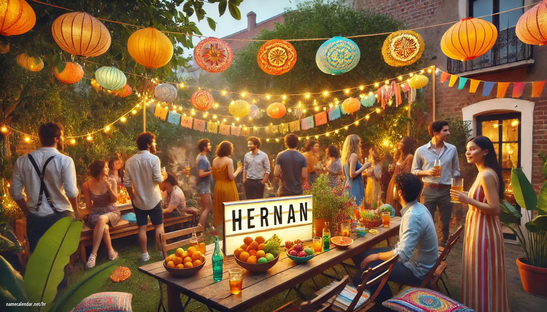 Proslava imendana i imendana - Hernán