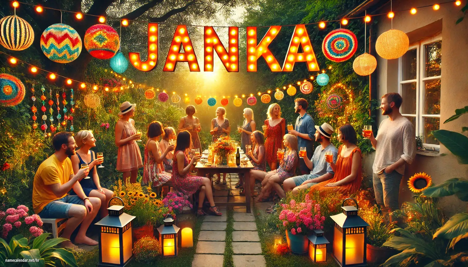 Proslava imendana i imendana - Janka