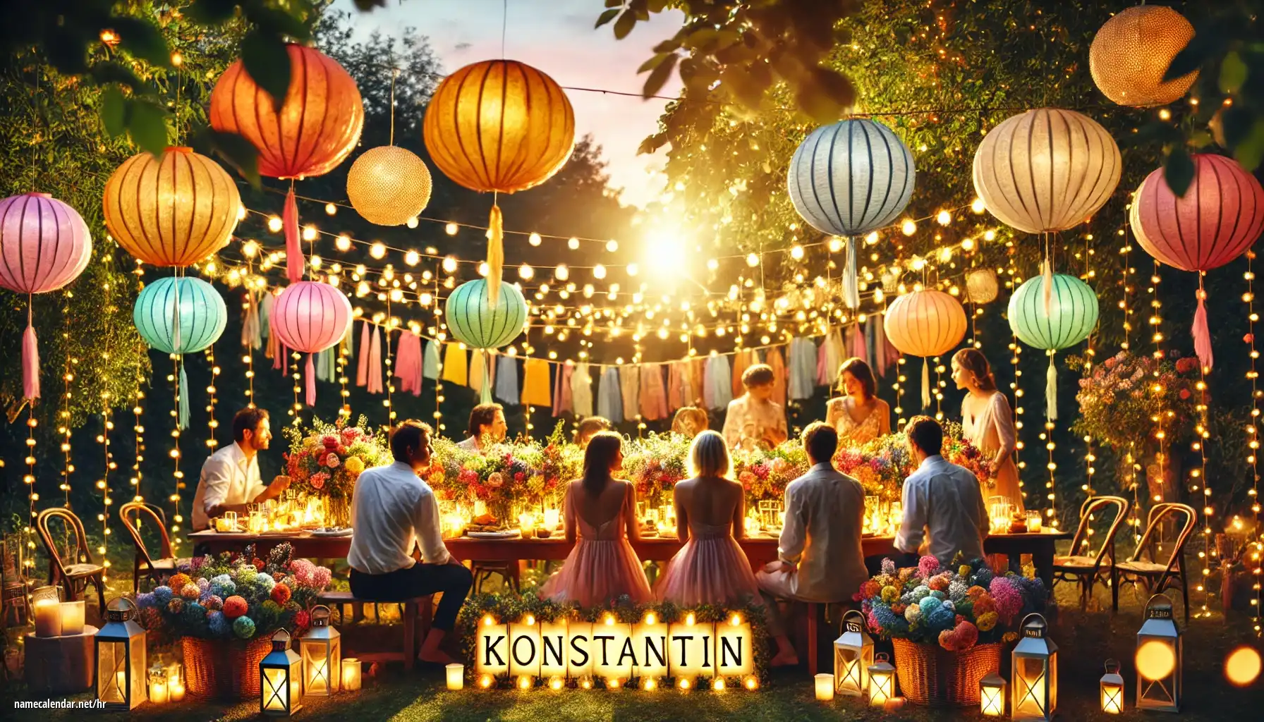 Proslava imendana i imendana - Konštantín