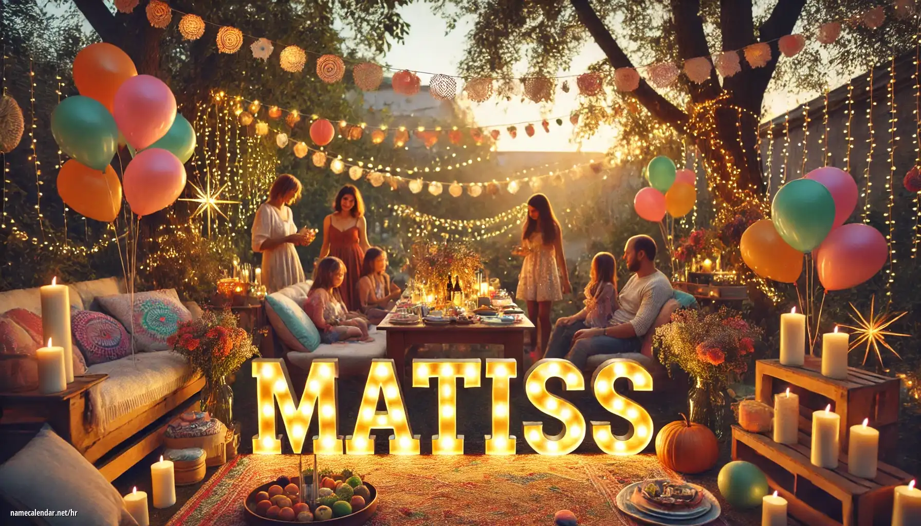 Proslava imendana i imendana - Matiss