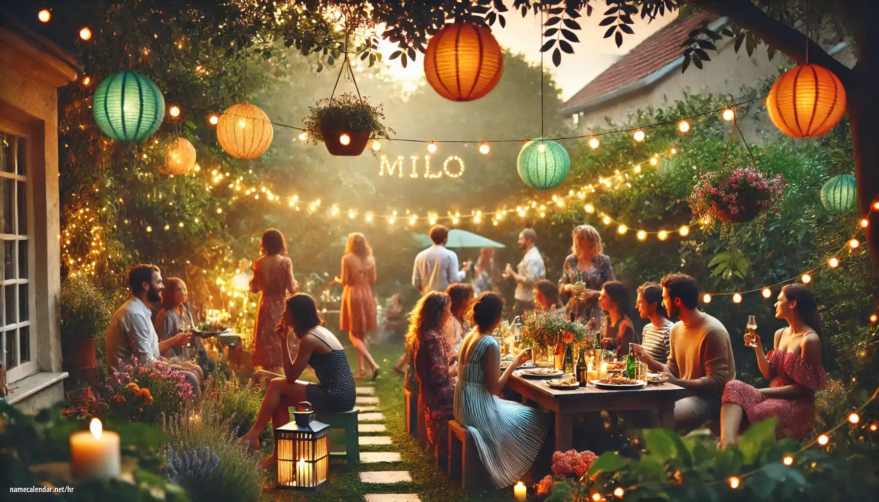 Proslava imendana i imendana - Milo