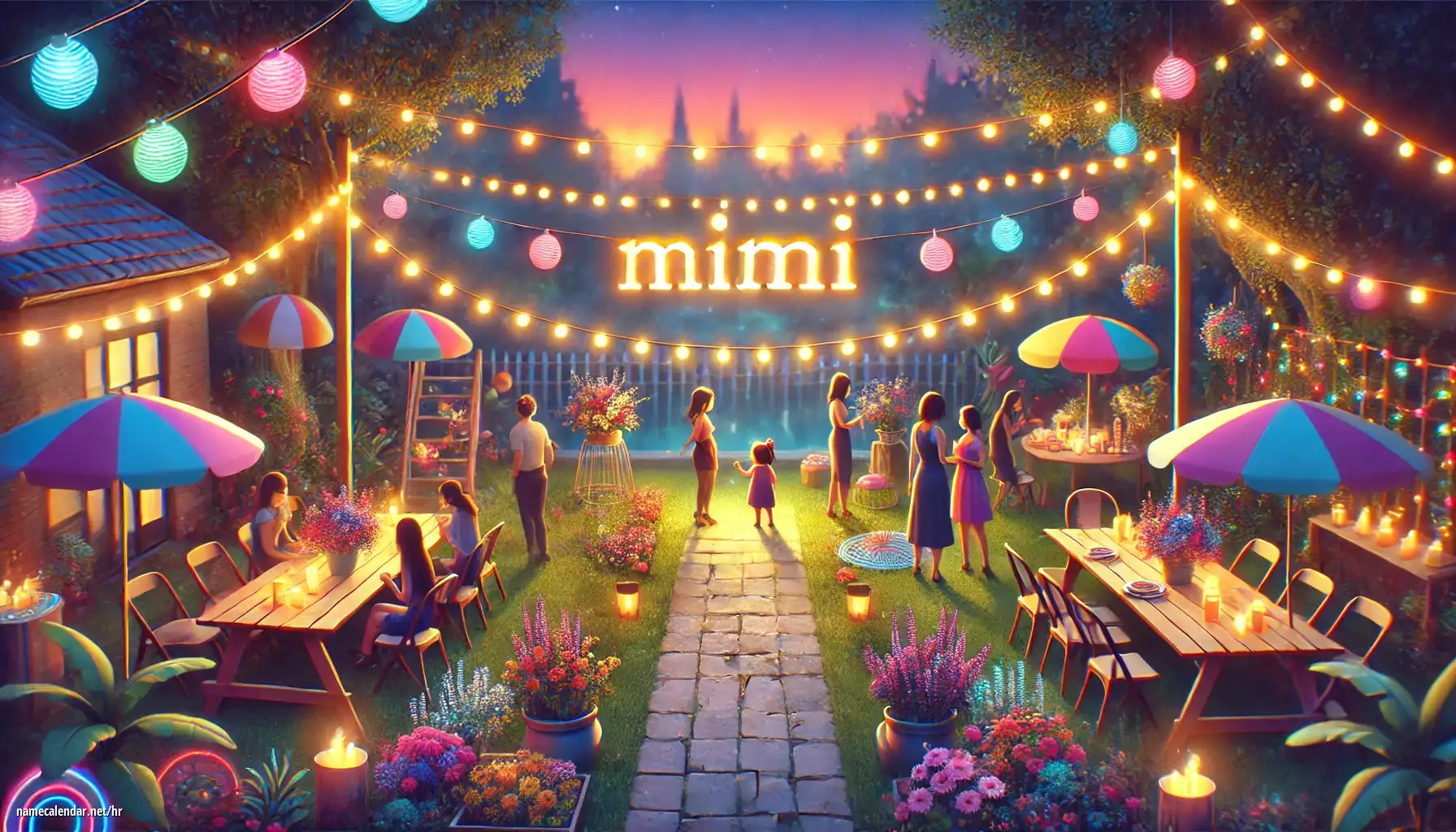 Proslava imendana i imendana - Mimi