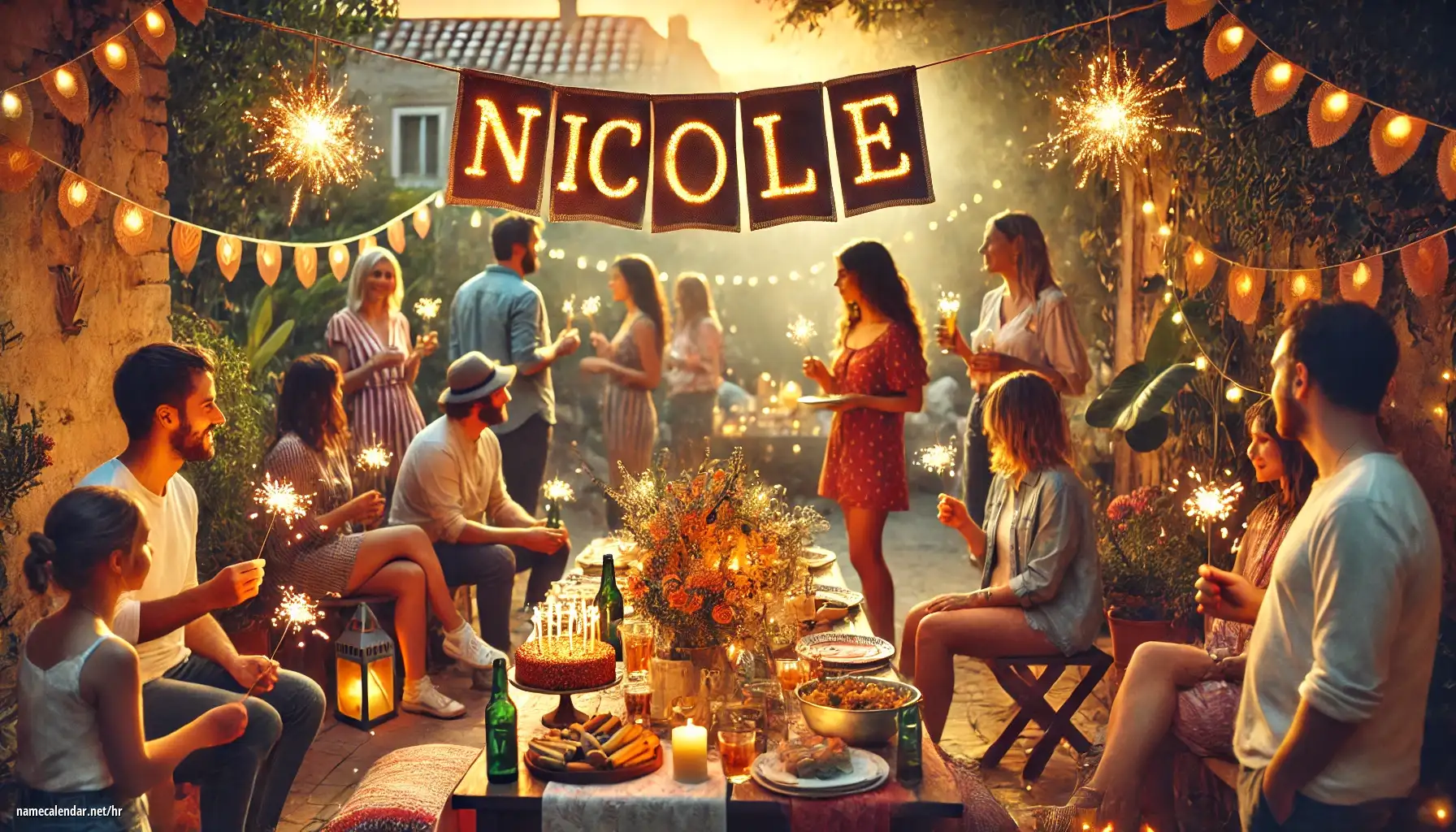 Proslava imendana i imendana - Nicole