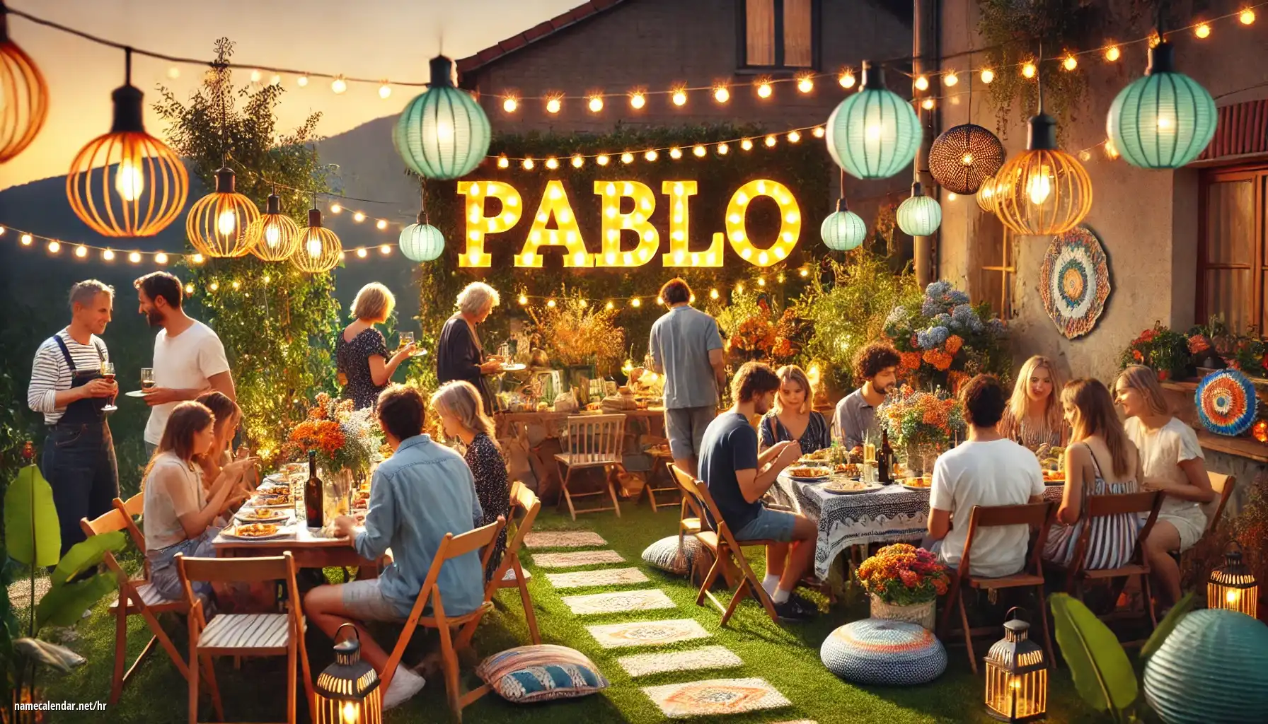 Proslava imendana i imendana - Pablo