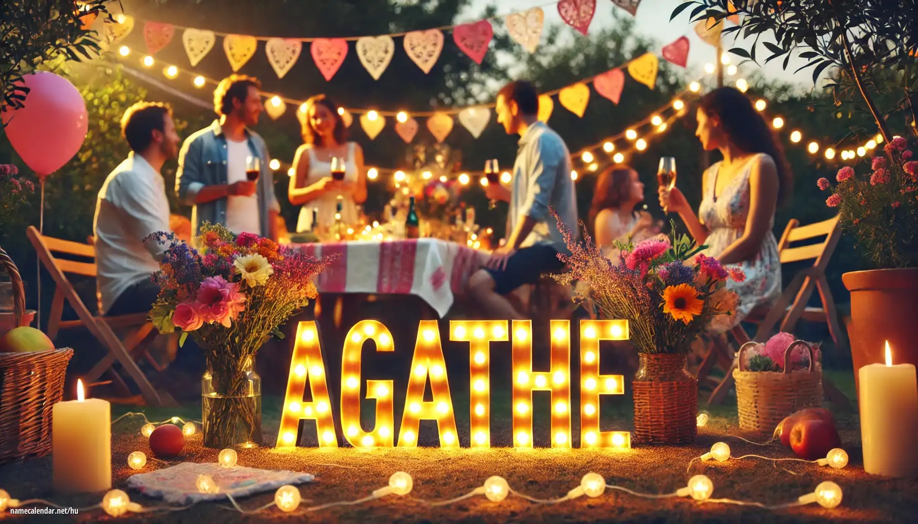 Névnap és név megünneplése - Agathe