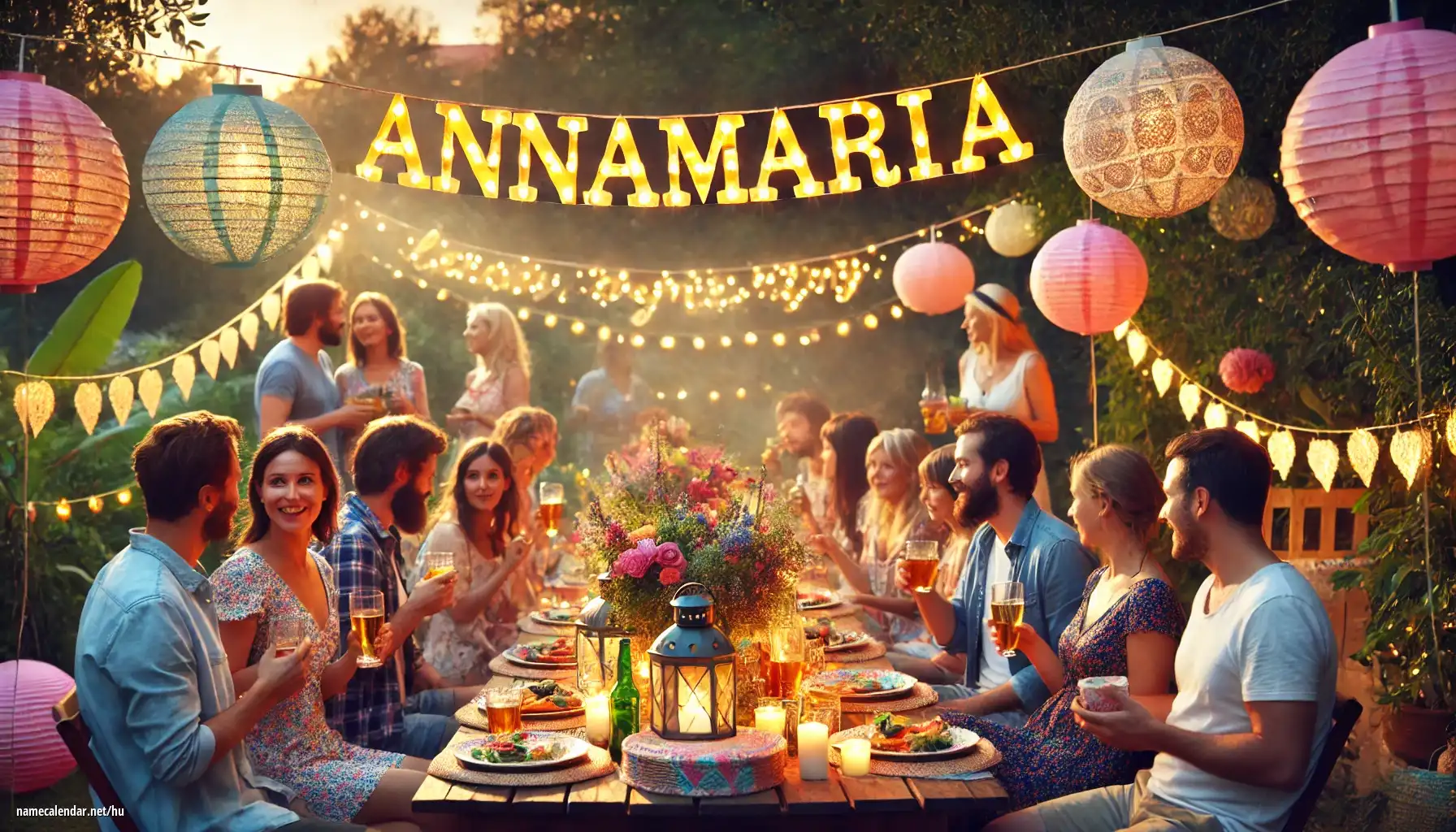 Névnap és név megünneplése - Annamaria